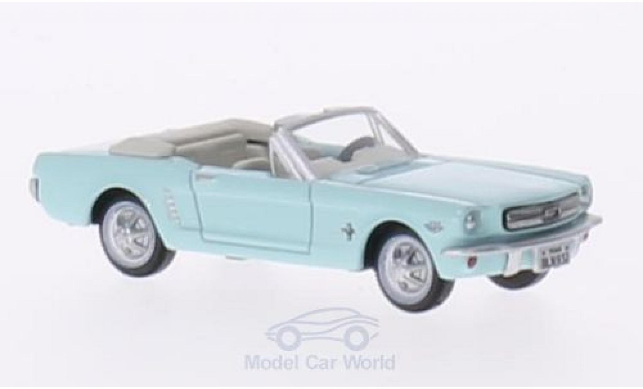 Ford Mustang 1/87 Oxford Cabriolet t&uuml;rkis 1956 modelauto