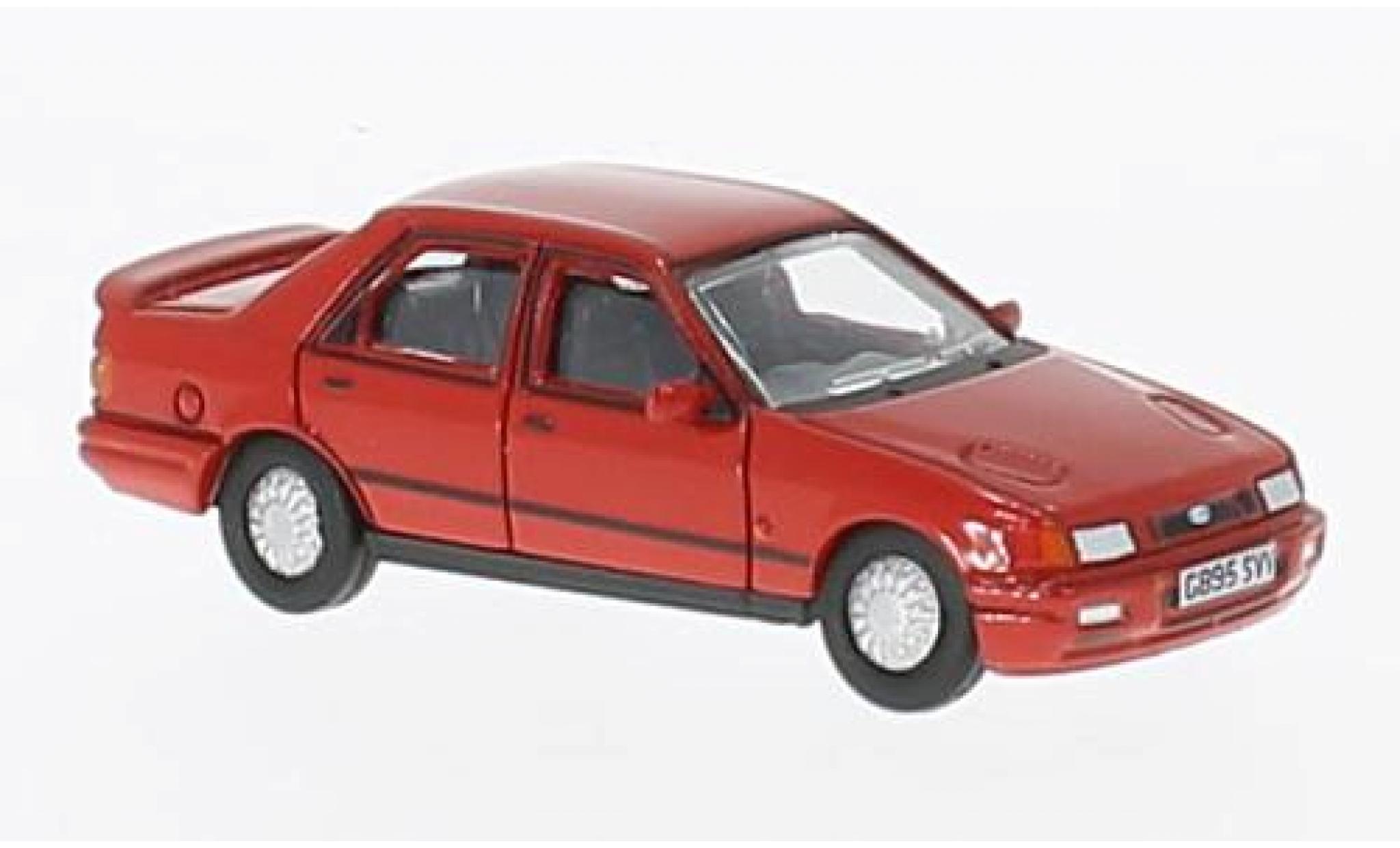 Ford Sierra 1/76 Oxford Sapphire rood modelauto