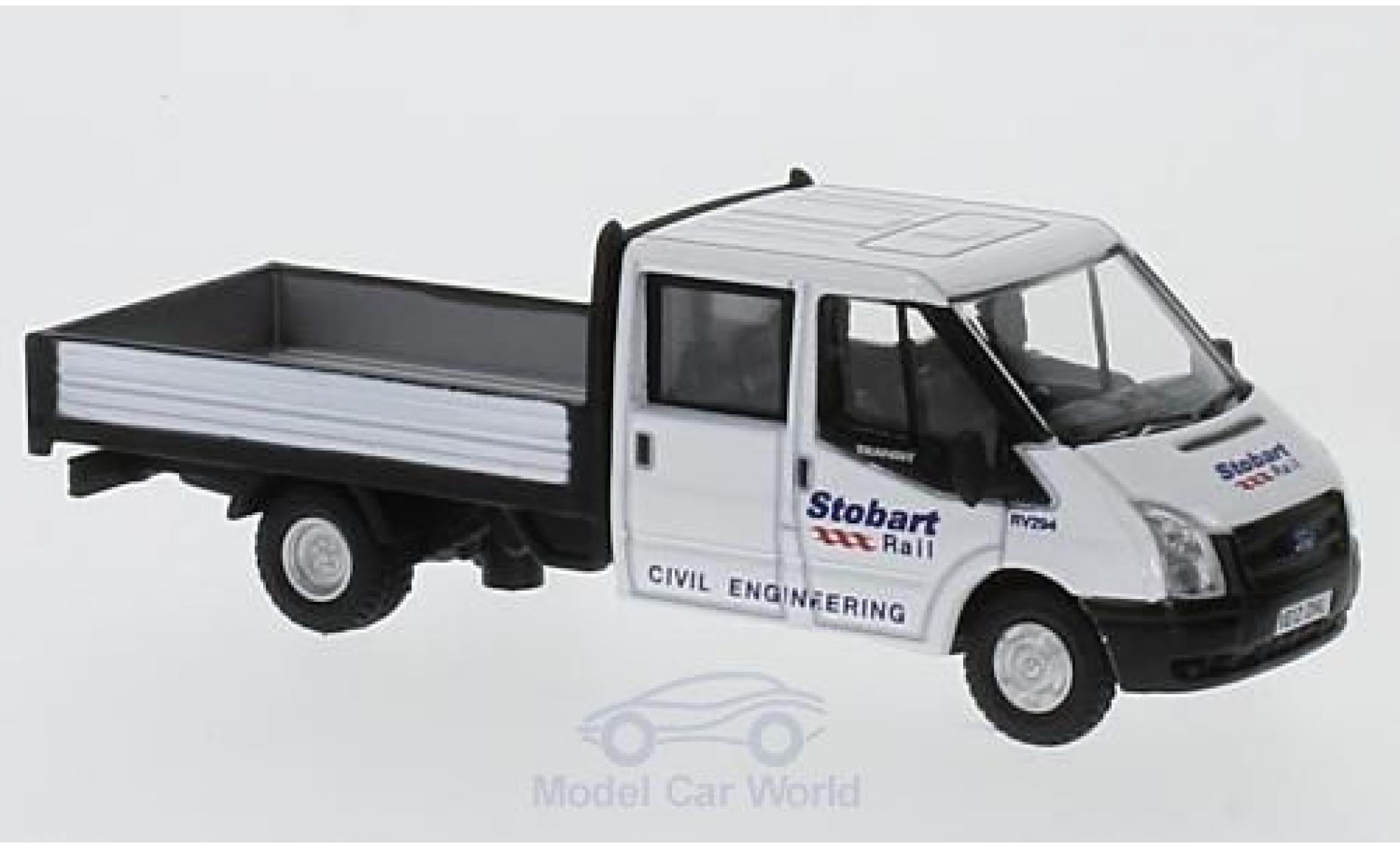 Ford Transit 1/76 Oxford Dropside Stobart Rail modelauto