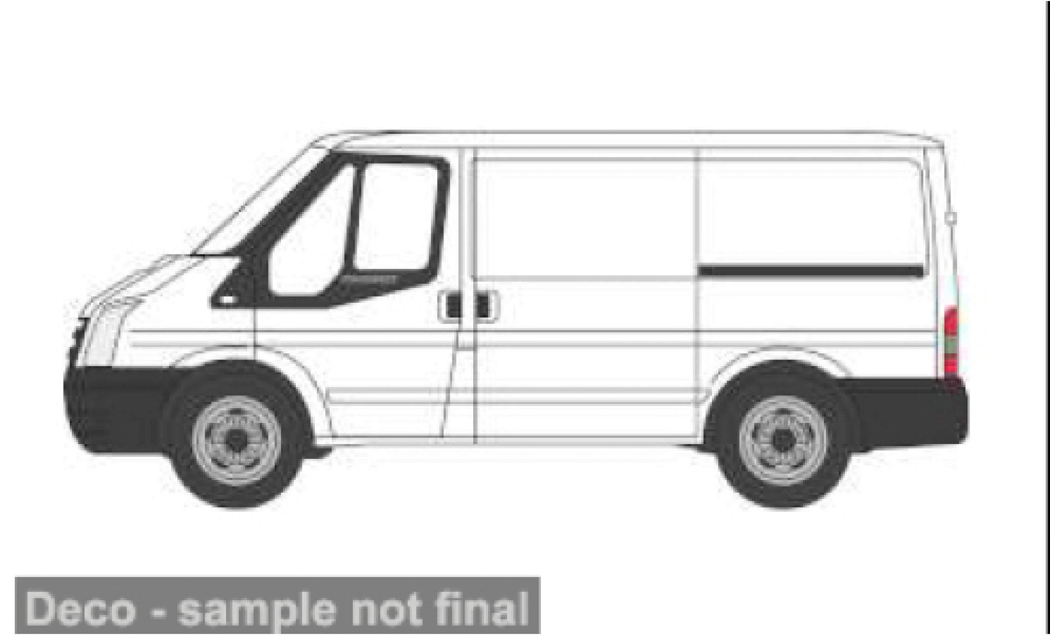 Ford Transit 1/43 Oxford MK 5 wit 1:43 modelauto
