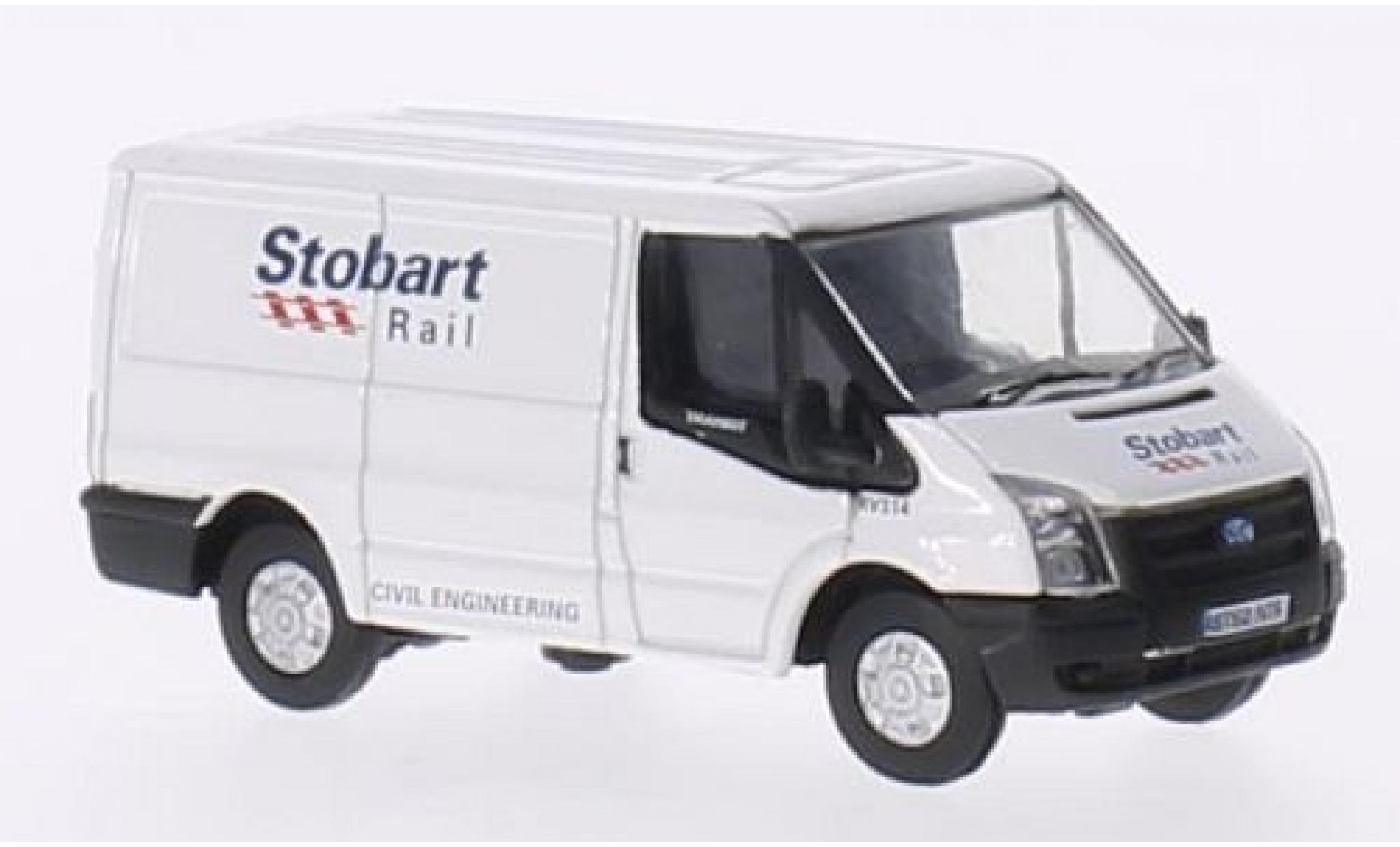 Ford Transit 1/76 Oxford RHD Stobart Rail modelauto