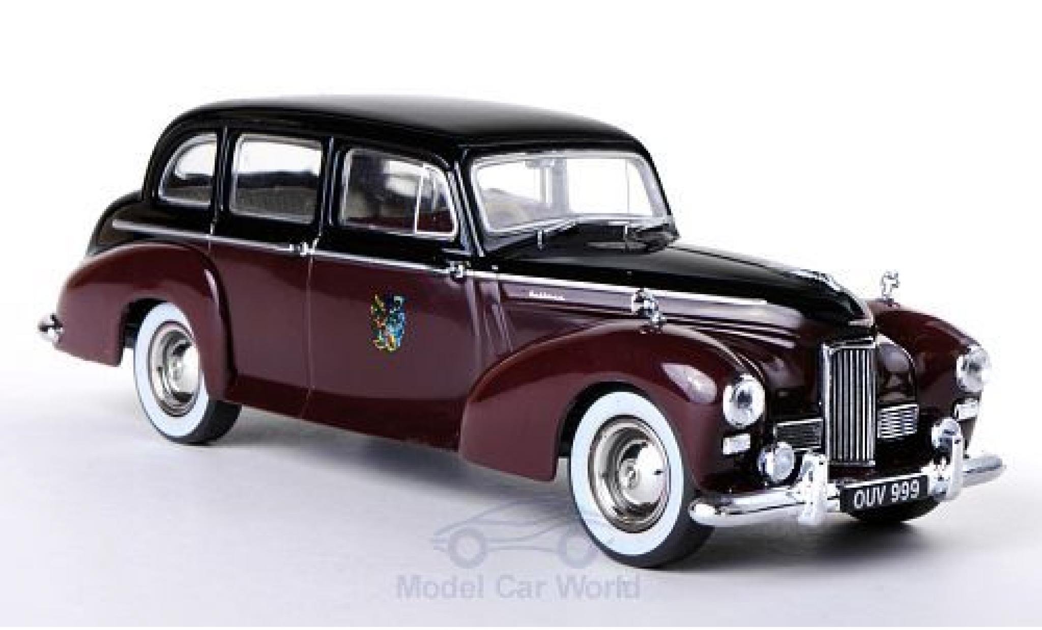 Humber Pullman 1/43 Oxford zwart/rood RHD Rothschild modelauto