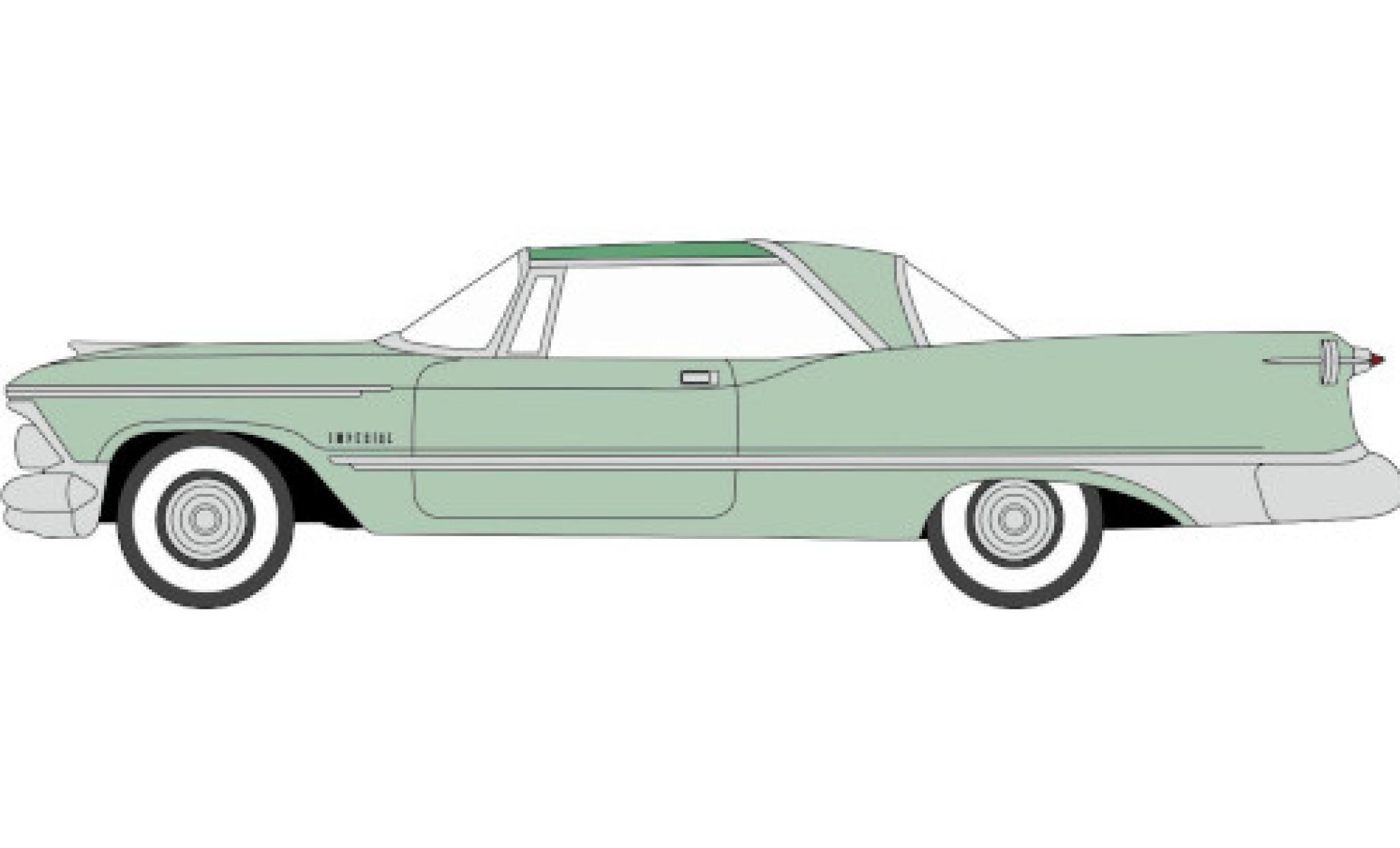 Imperial Crown 1/87 Oxford 2-Door Hardtop groen/groen 1959 modelauto