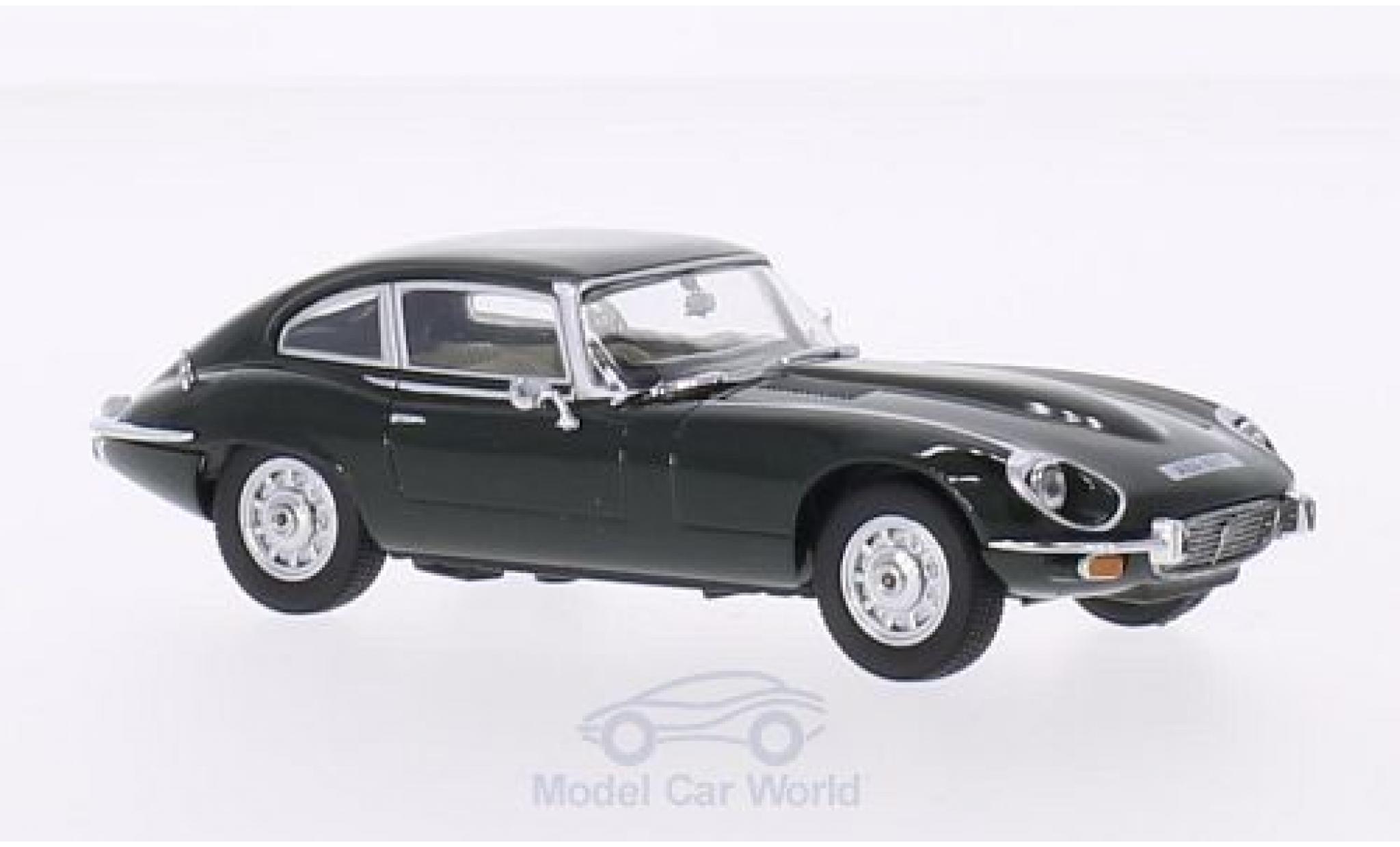 Jaguar E-Type 1/43 Oxford V12 Coupe groen RHD modelauto