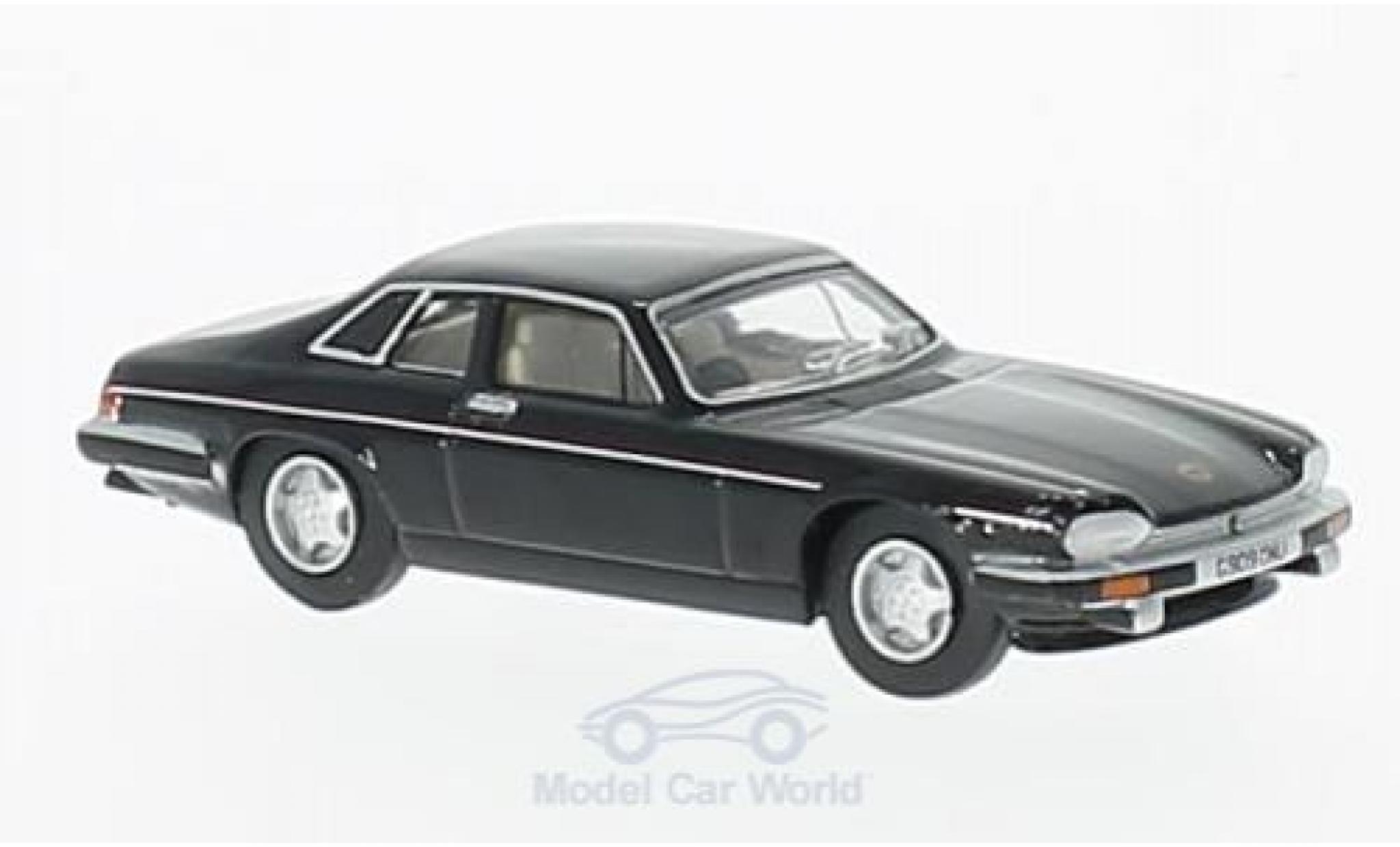 Jaguar XJS 1/76 Oxford zwart modelauto