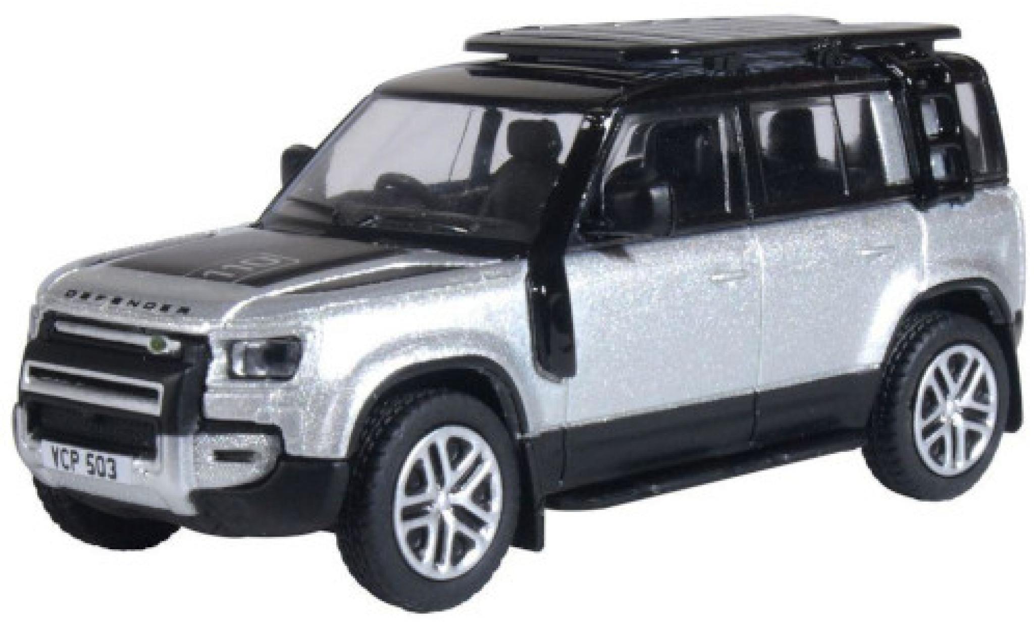 Land Rover Defender 1/76 Oxford 110 (L663) grijs RHD 2020 modelauto