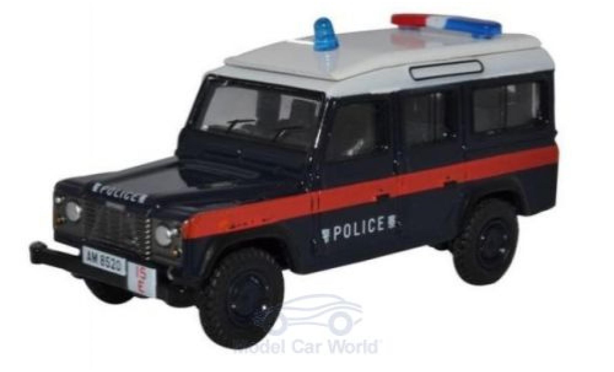 Land Rover Defender 1/76 Oxford LWB Station Wagon Hong Kong Politie modelauto