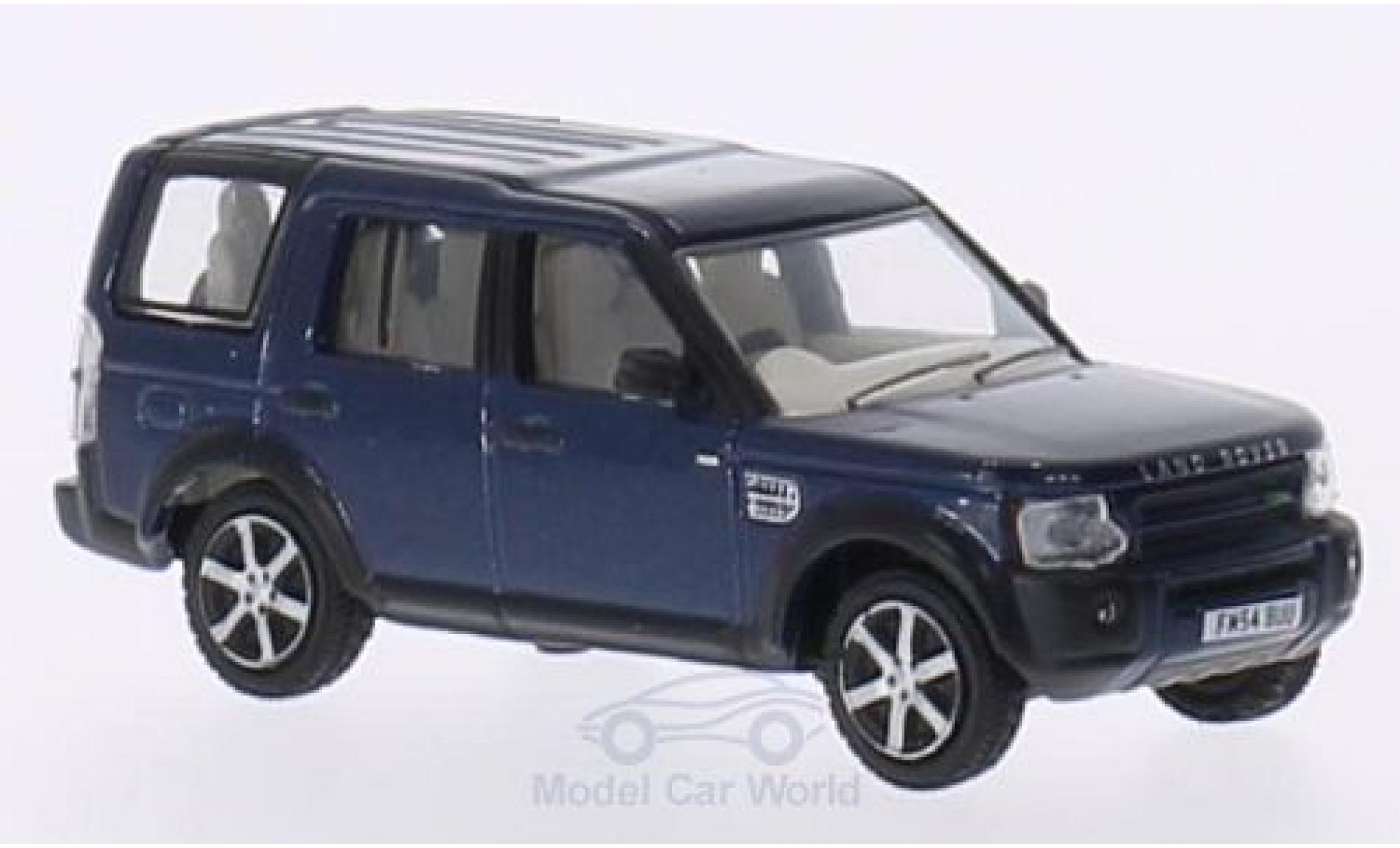 Land Rover Discovery 1/76 Oxford 3 metallic blauw RHD modelauto