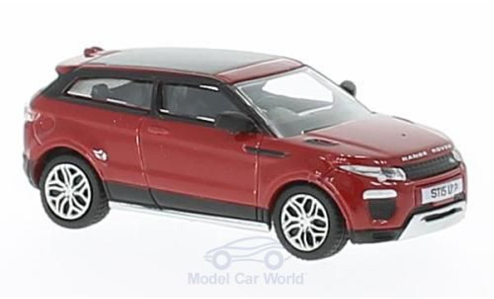 Land Rover Range Rover 1/76 Oxford Evoque Coupe rood RHD modelauto