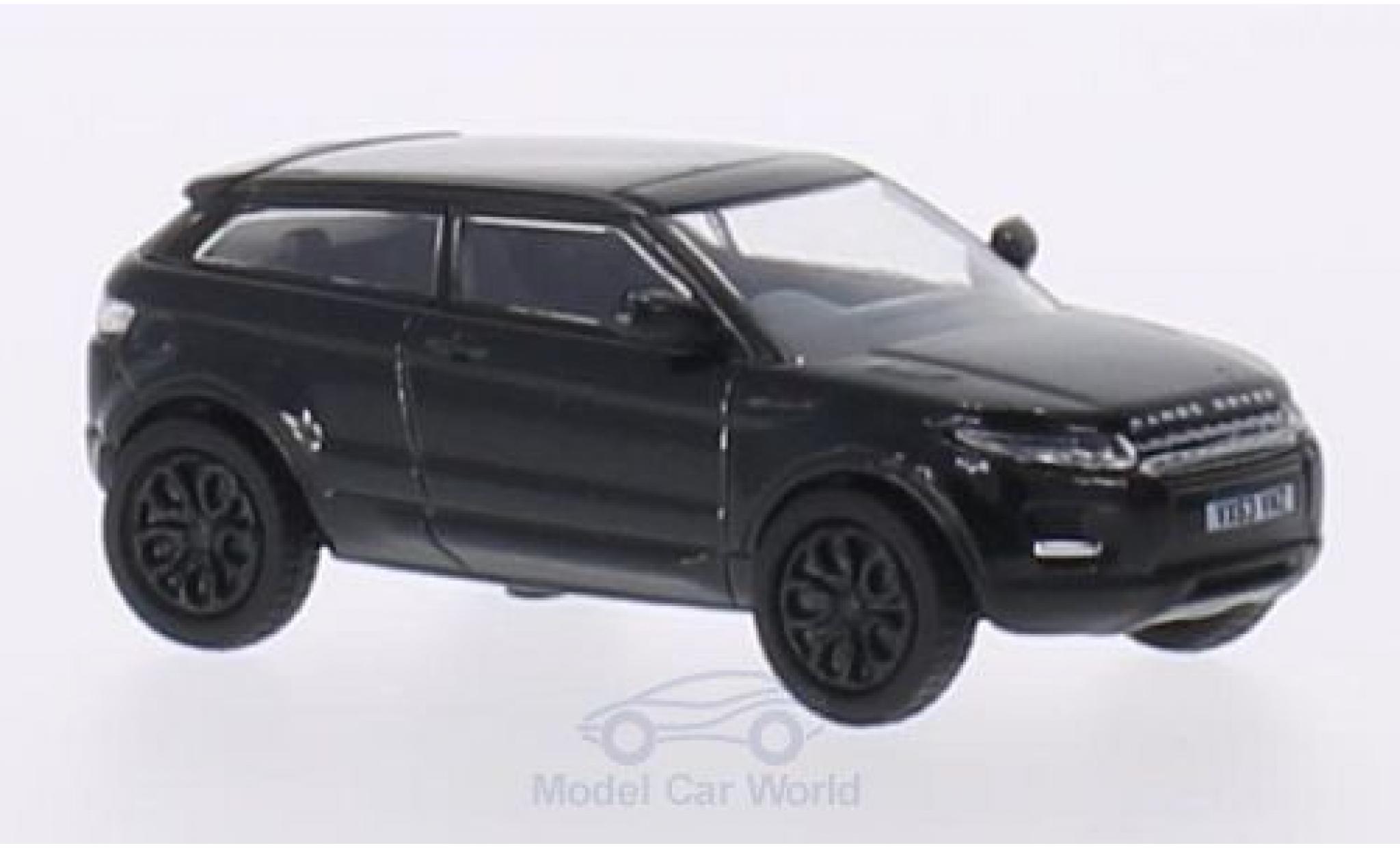 Land Rover Range Rover 1/76 Oxford Evoque metallic zwart RHD modelauto