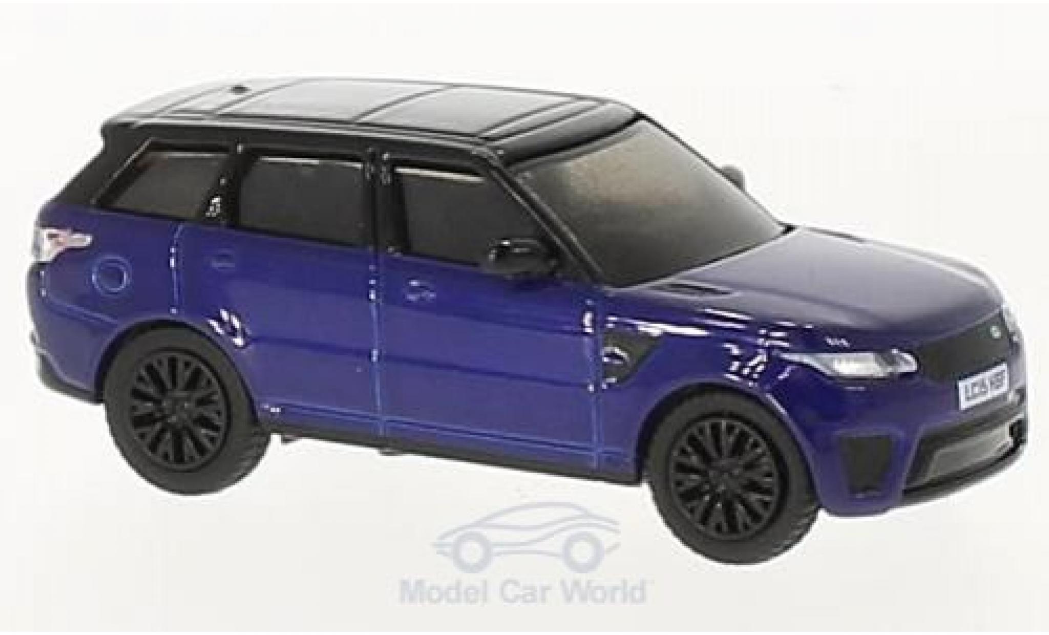 Land Rover Range Rover 1/76 Oxford Sport SVR blauw/zwart modelauto