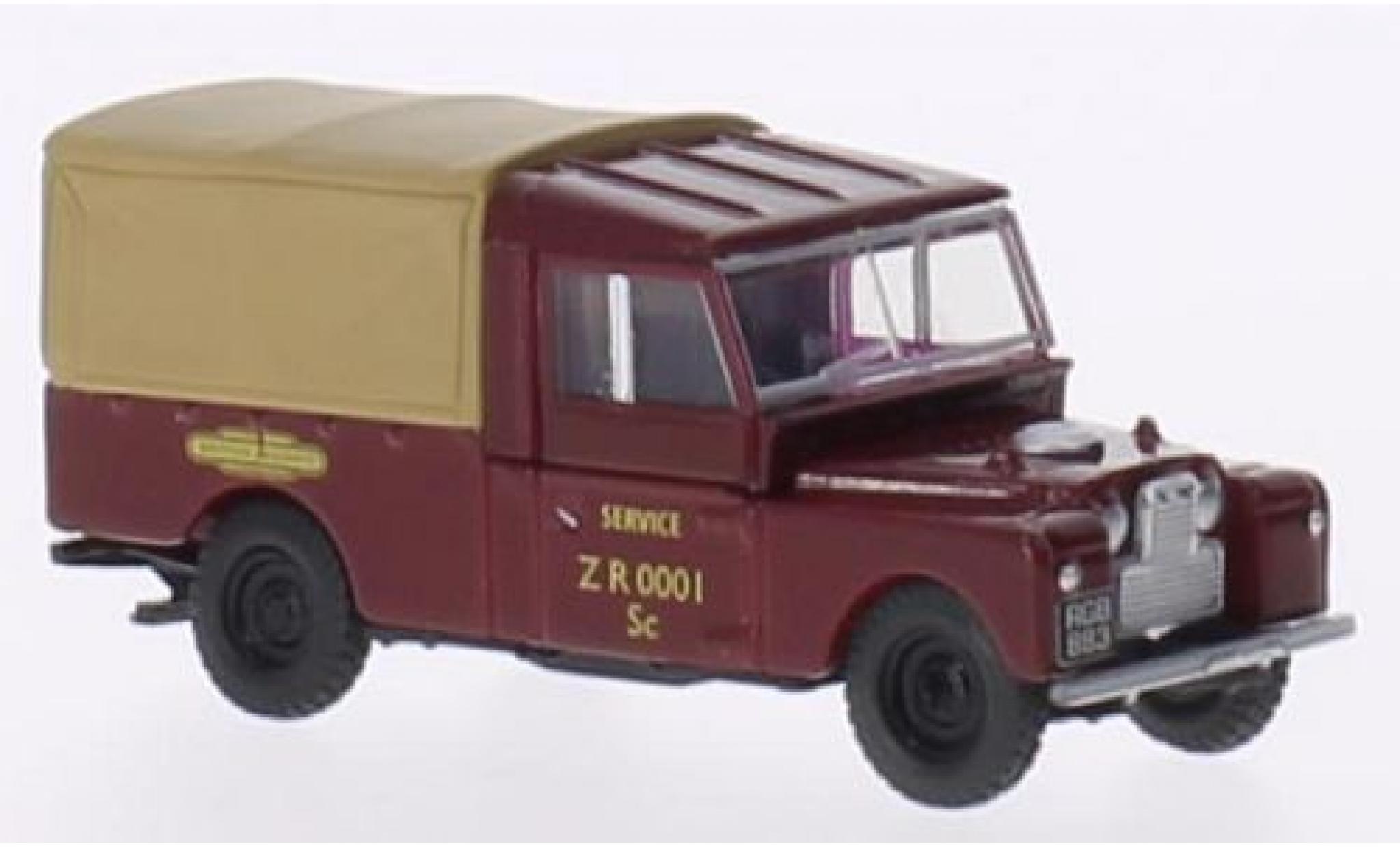 Land Rover Series 1 1/76 Oxford 109 Canvas RHD British Rail modelauto