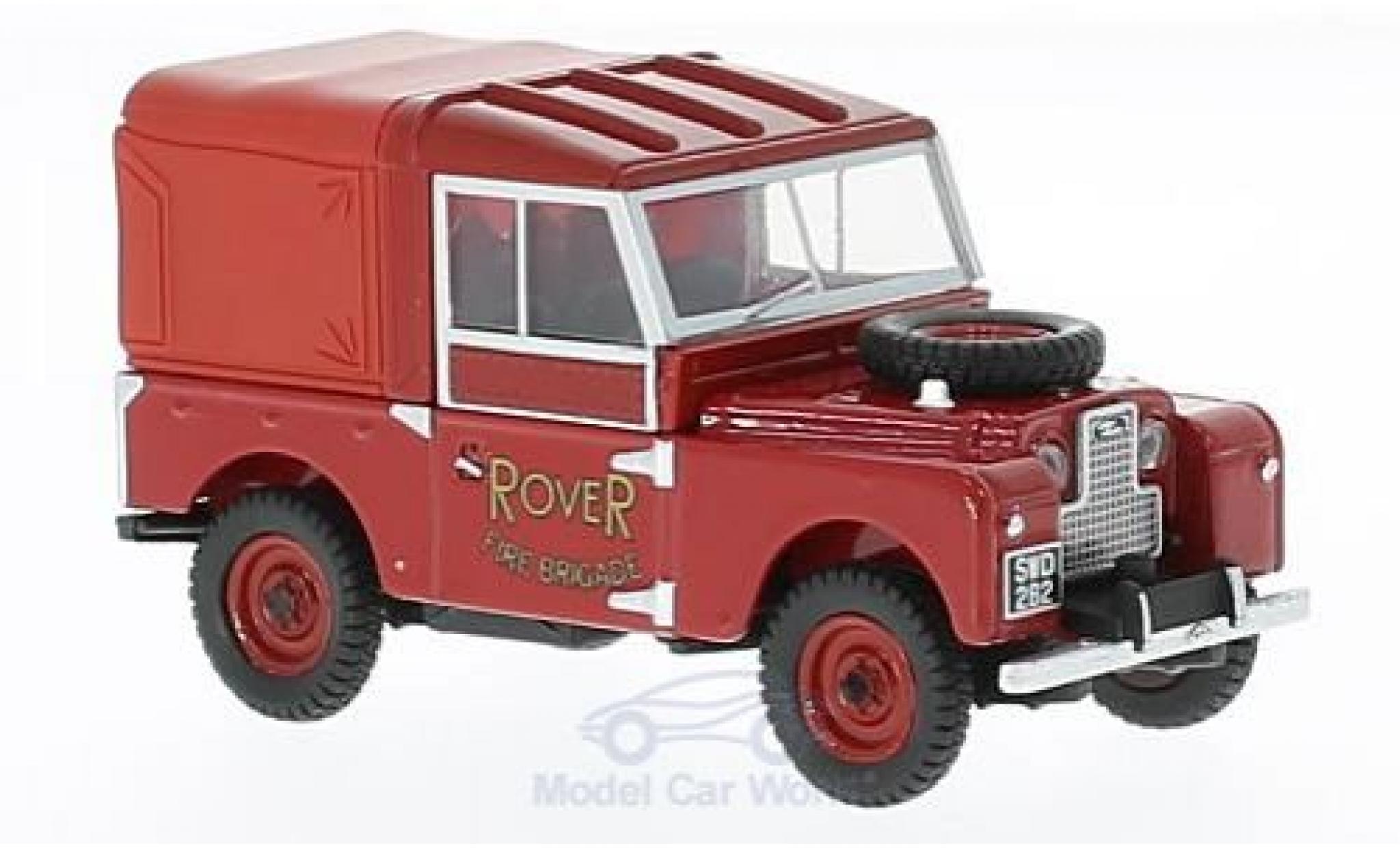 Land Rover Series 1 1/43 Oxford 88 RHD Rover Fire Brigade Hard Top modelauto