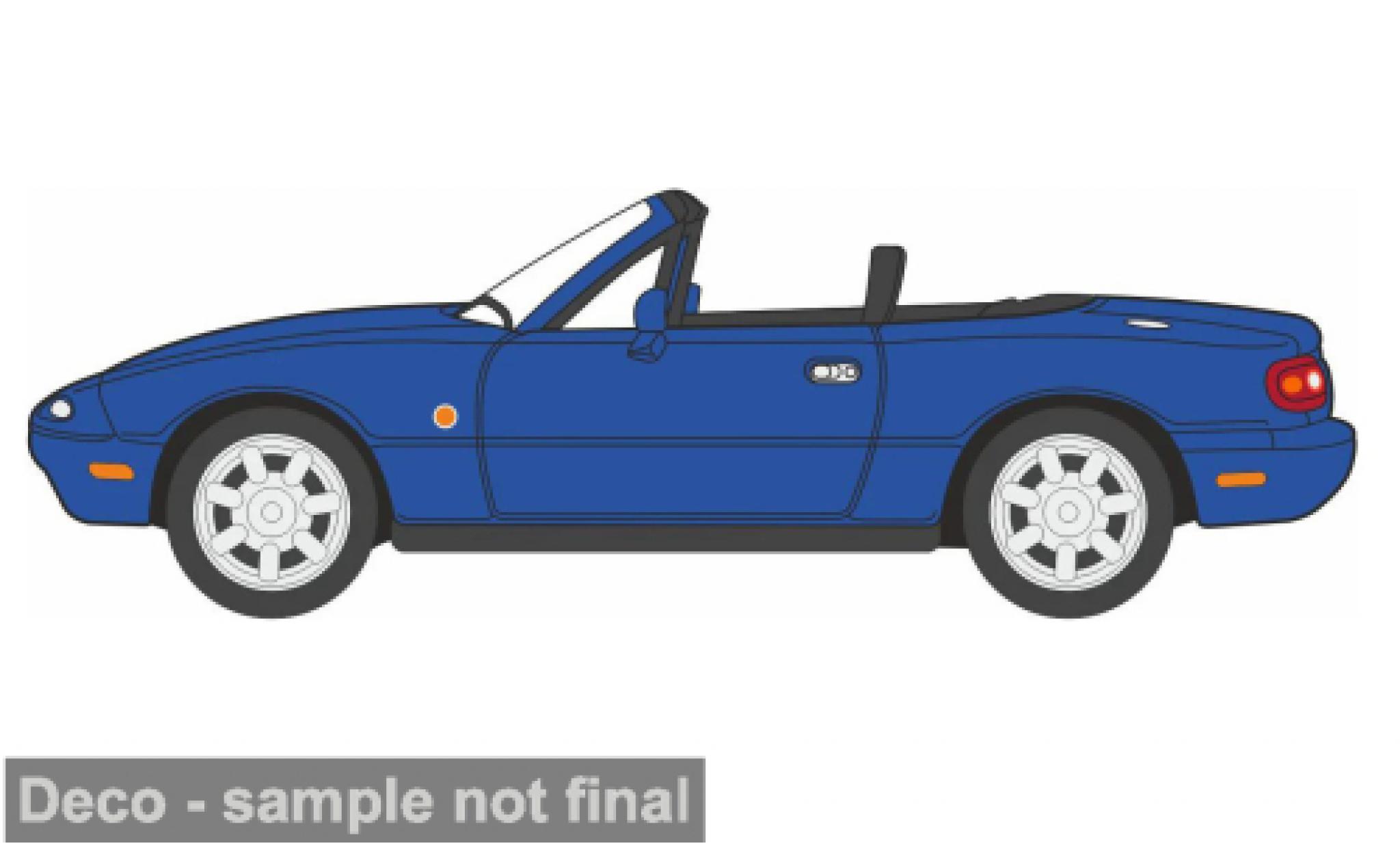 Mazda MX5 1/76 Oxford MK1 blauw 1:76 modelauto