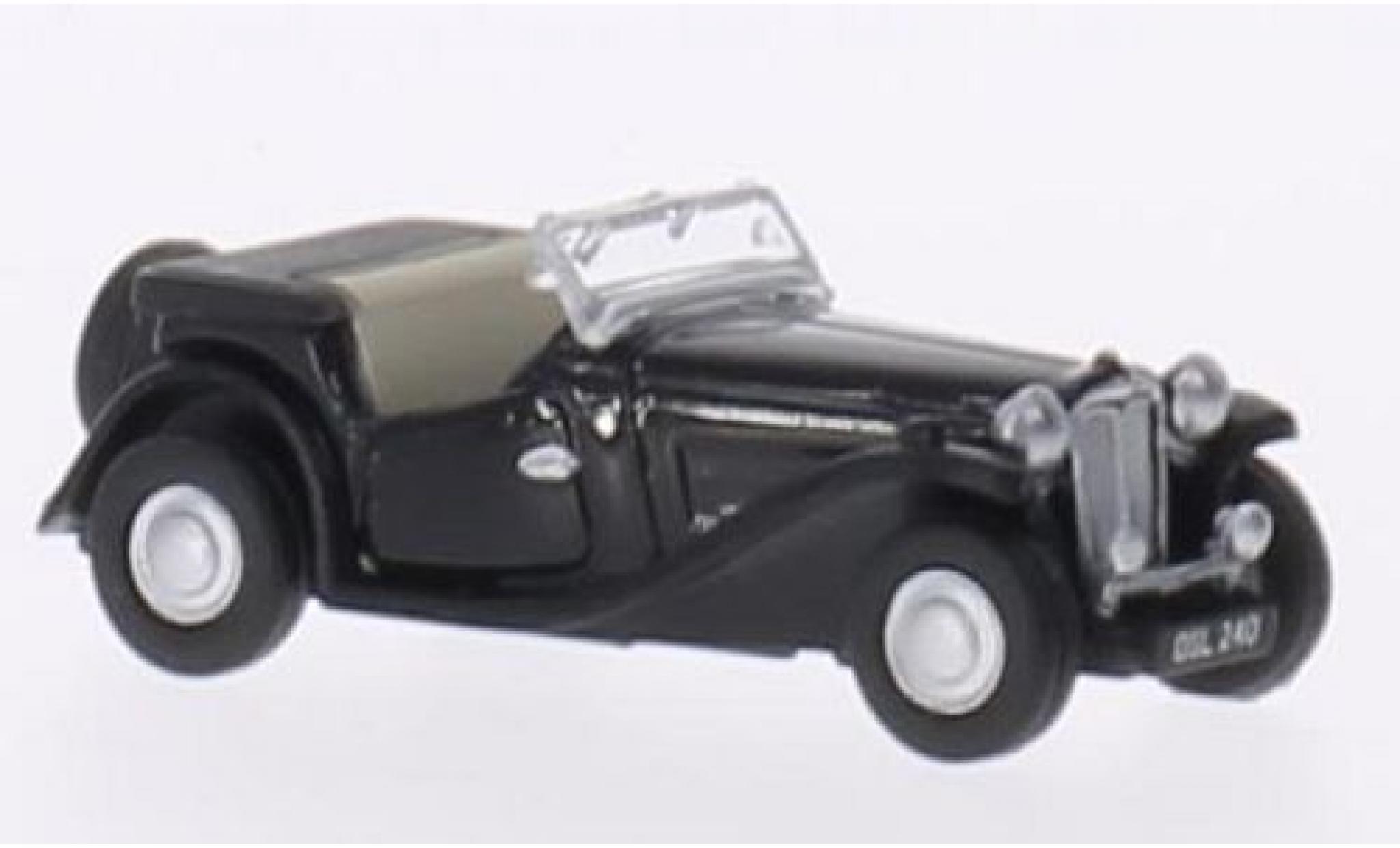 MG TC 1/76 Oxford zwart RHD modelauto