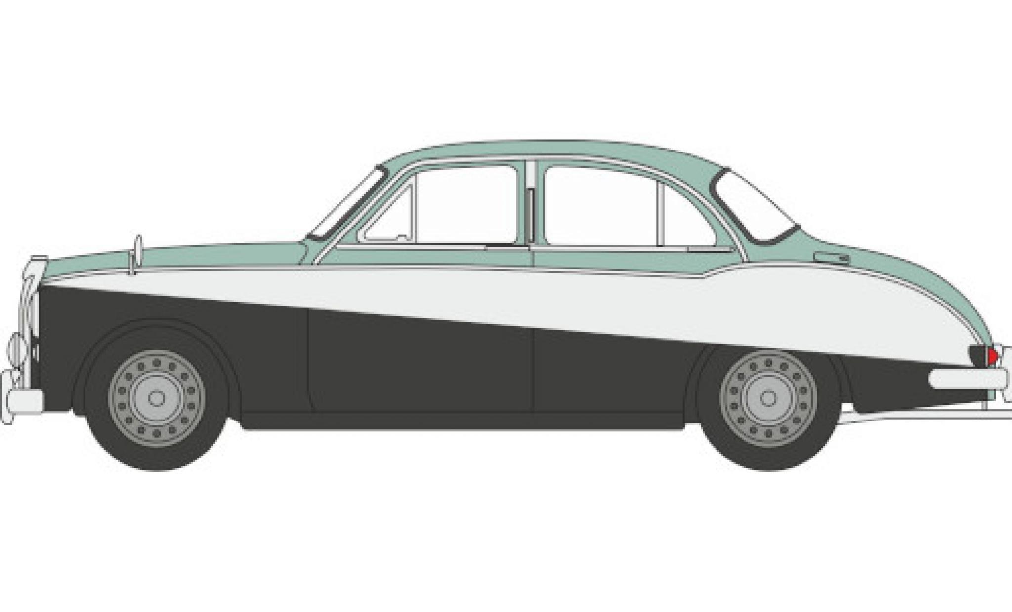 MG ZB 1/76 Oxford groen/zwart modelauto