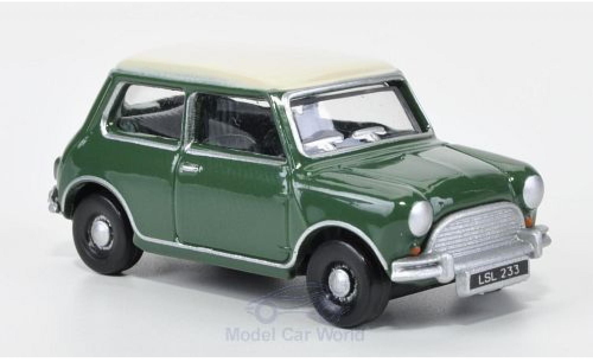 Mini Cooper S 1/76 Oxford groen/wit 1965 modelauto