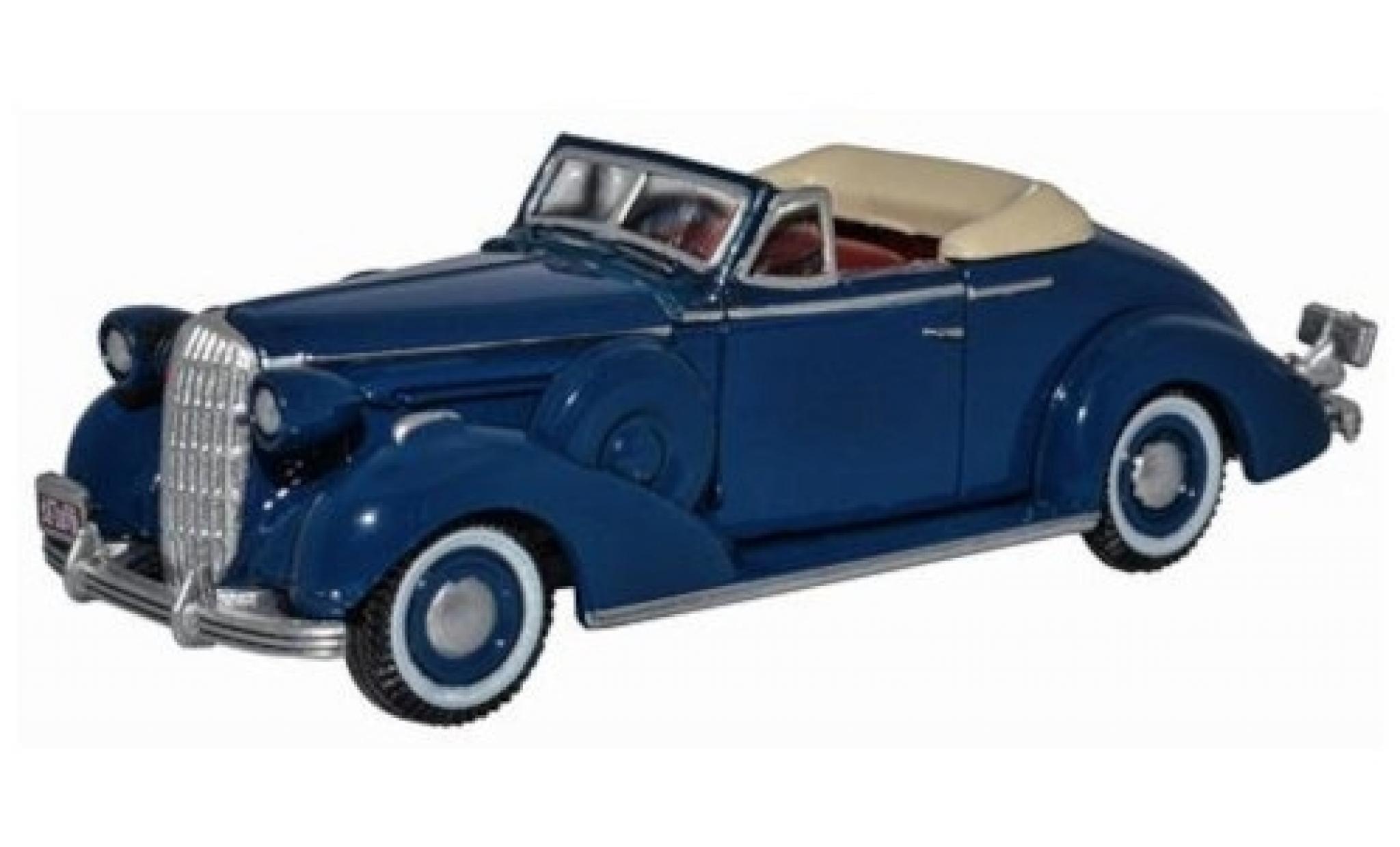 Buick Special 1/87 Oxford Cabriolet blauw 1936 modelauto