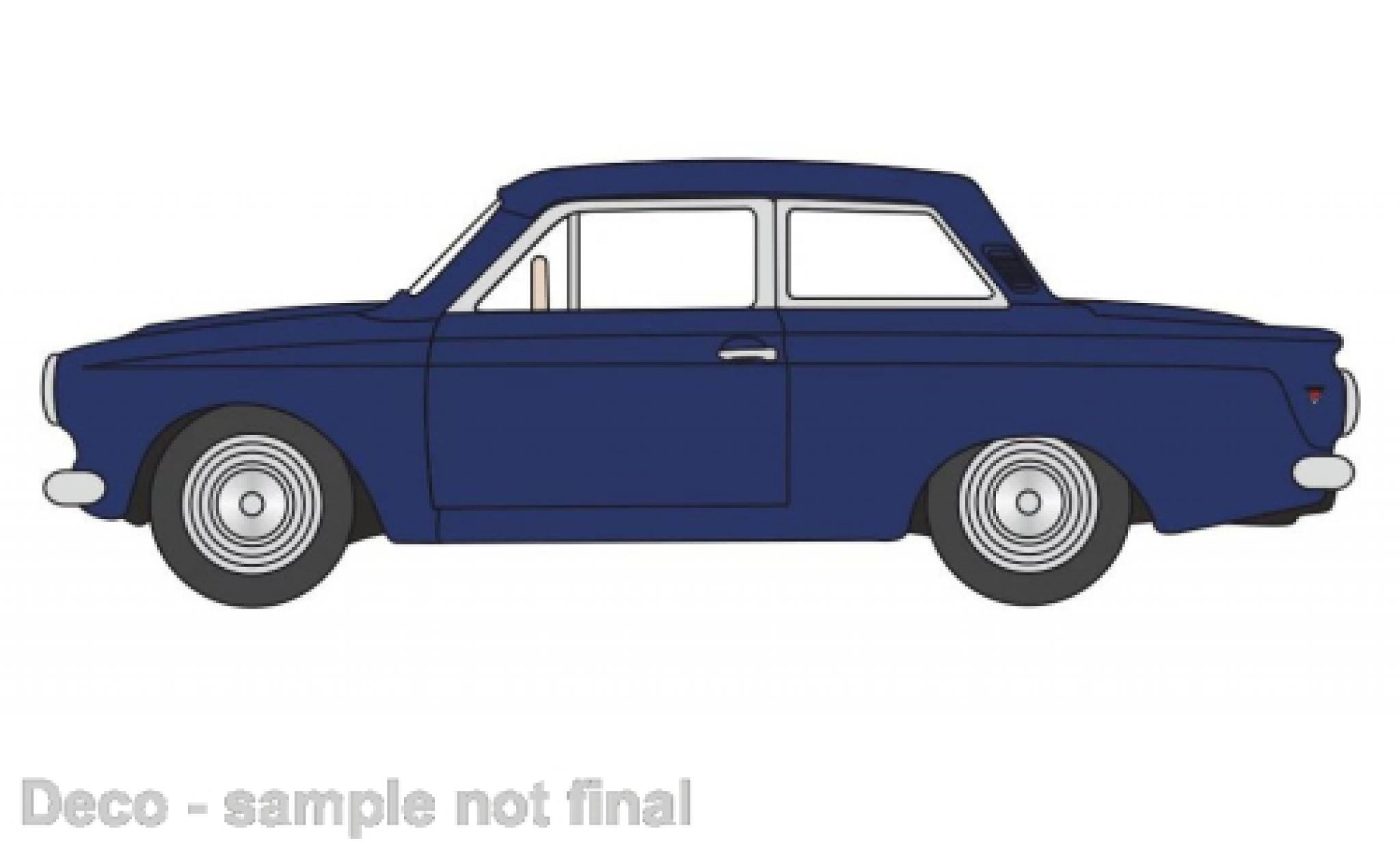 Ford Cortina 1/76 Oxford MKI blauw fonc&eacute; modelauto