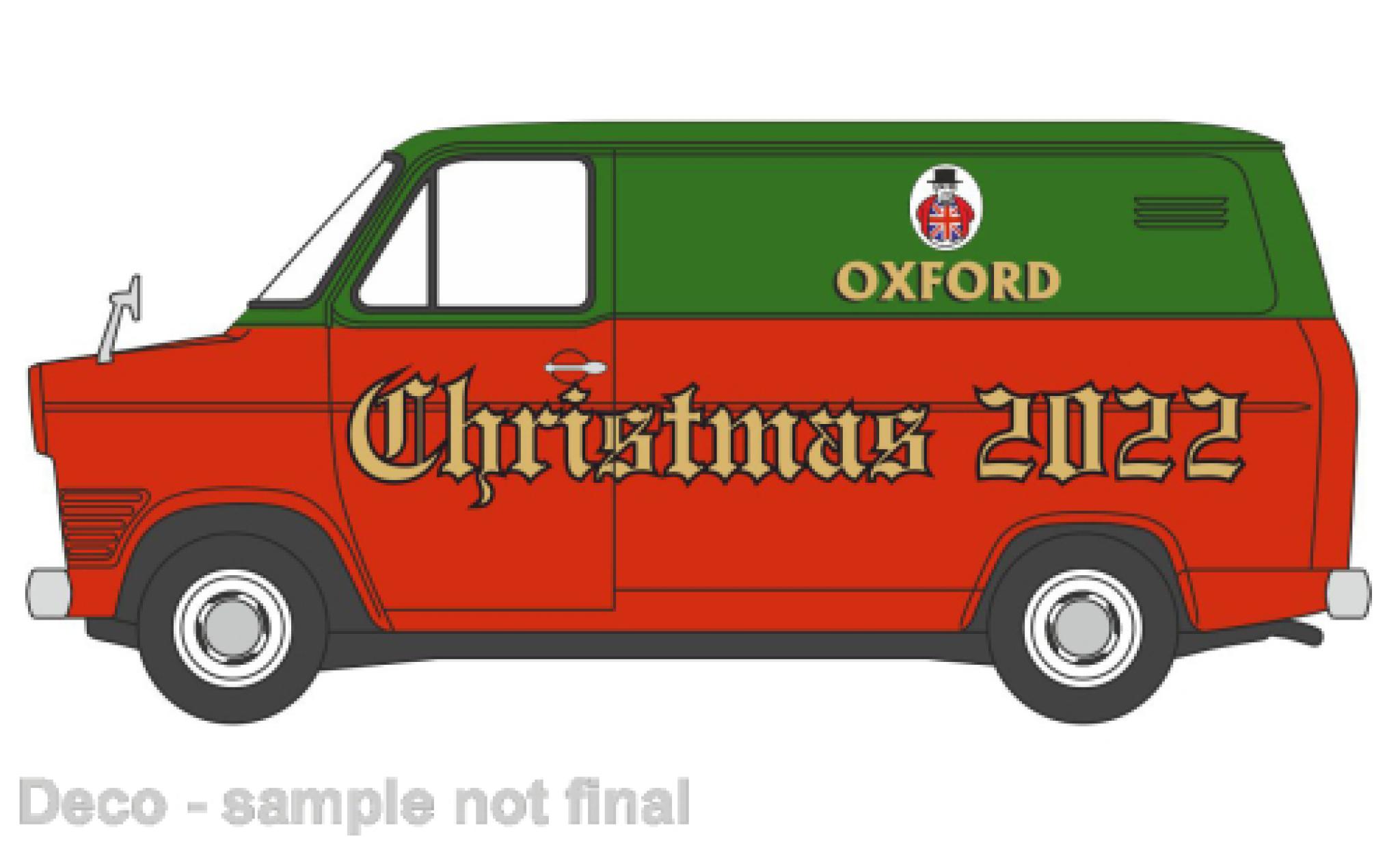 Ford Transit 1/76 Oxford MkI Xmas 2022 modelauto
