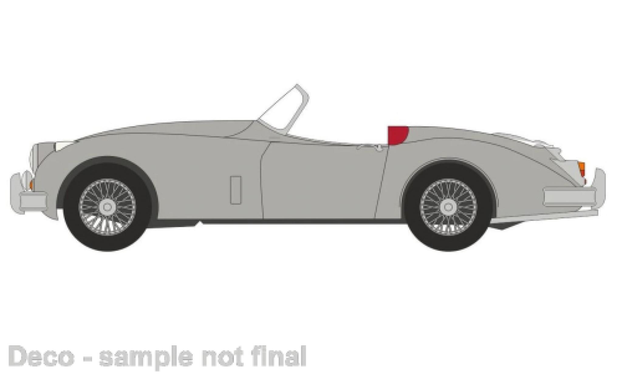Jaguar XK 1/43 Oxford 150 Roadster grijs clair RHD modelauto