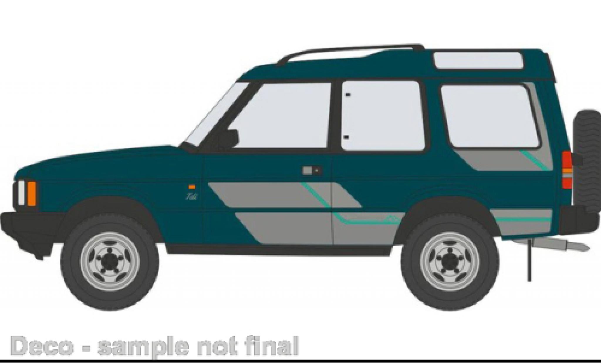 Land Rover Discovery 1/76 Oxford 1 blauw fonc&eacute; modelauto