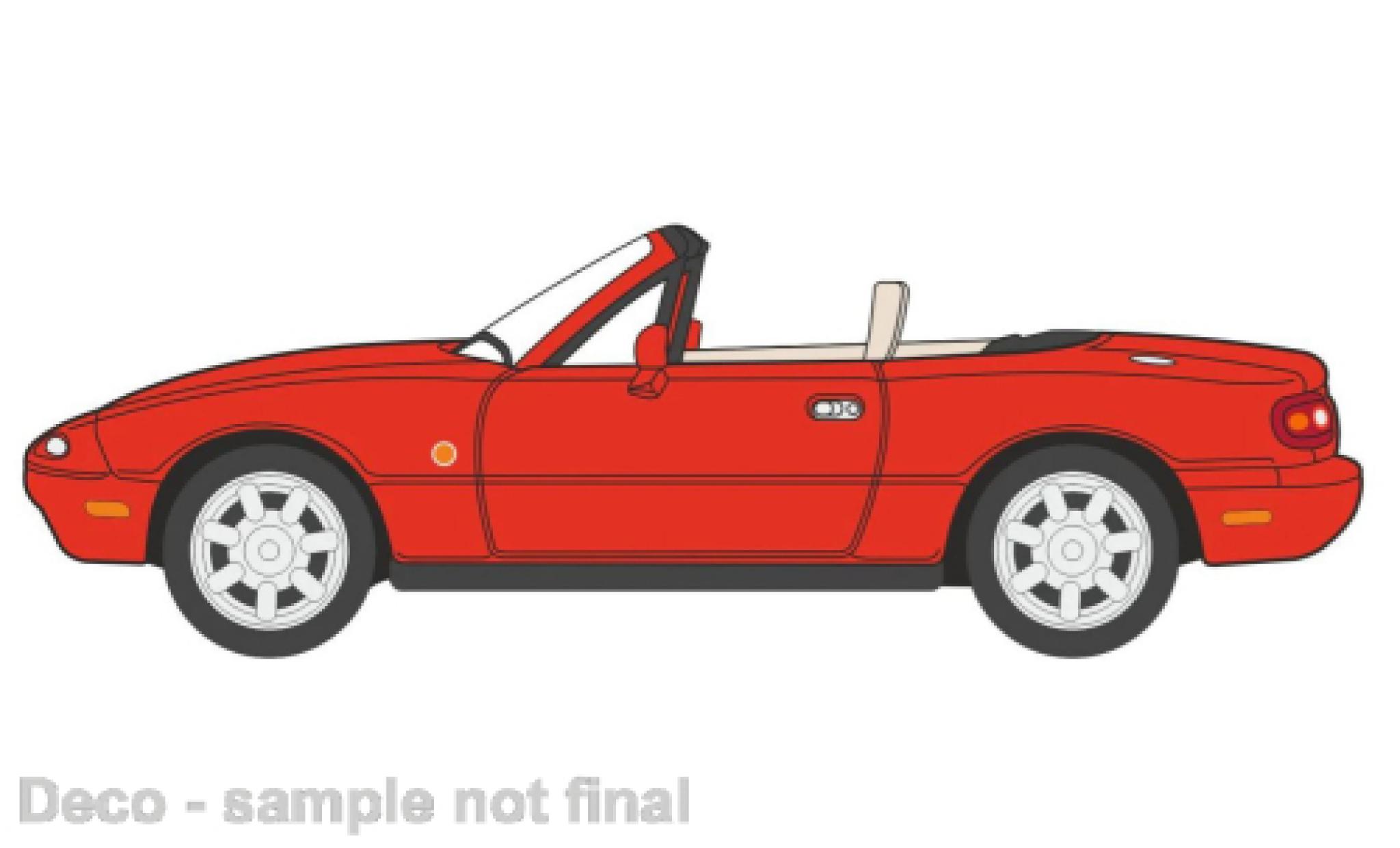 Mazda MX5 1/76 Oxford rood modelauto