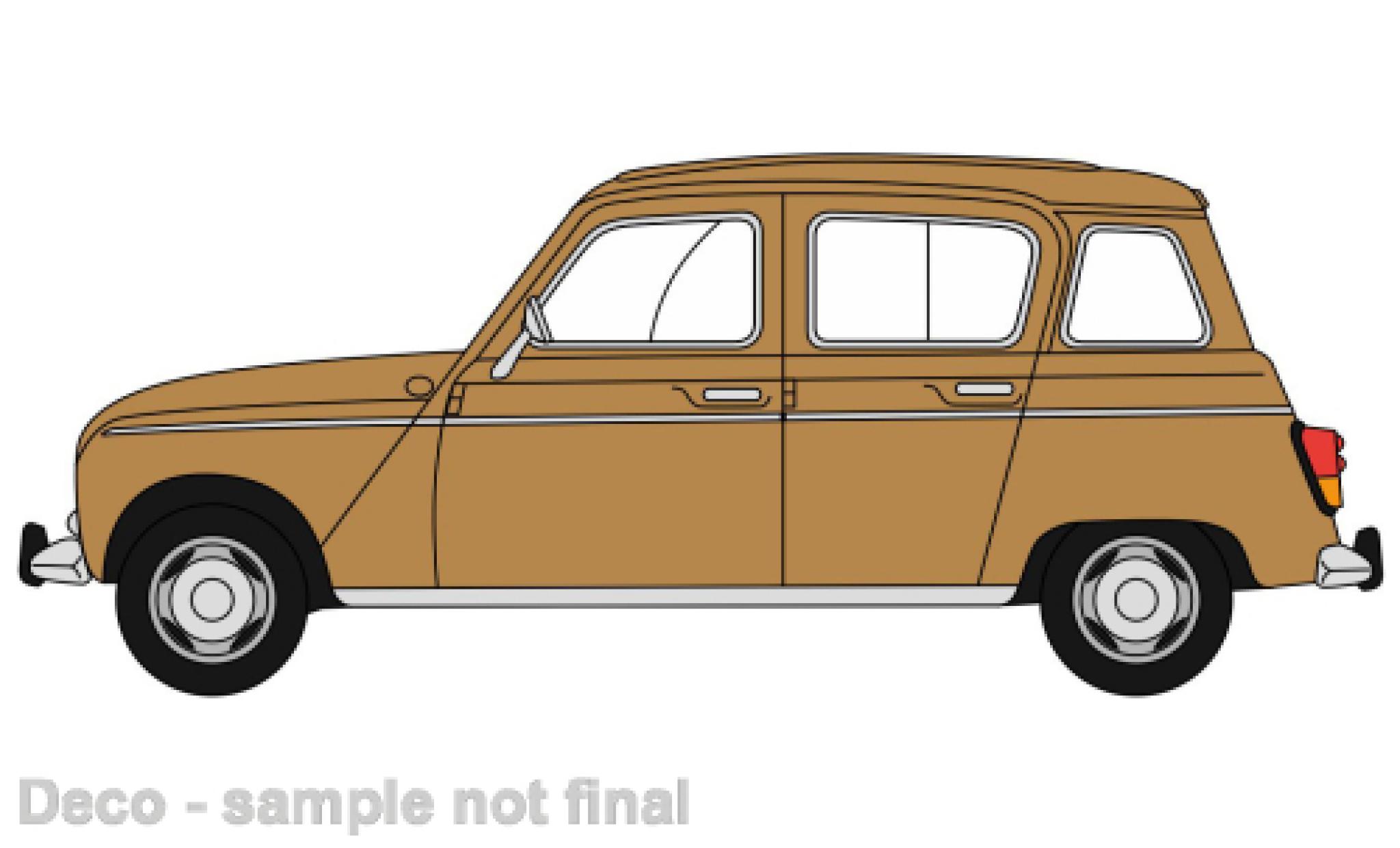 Renault 4 1/76 Oxford beige modelauto