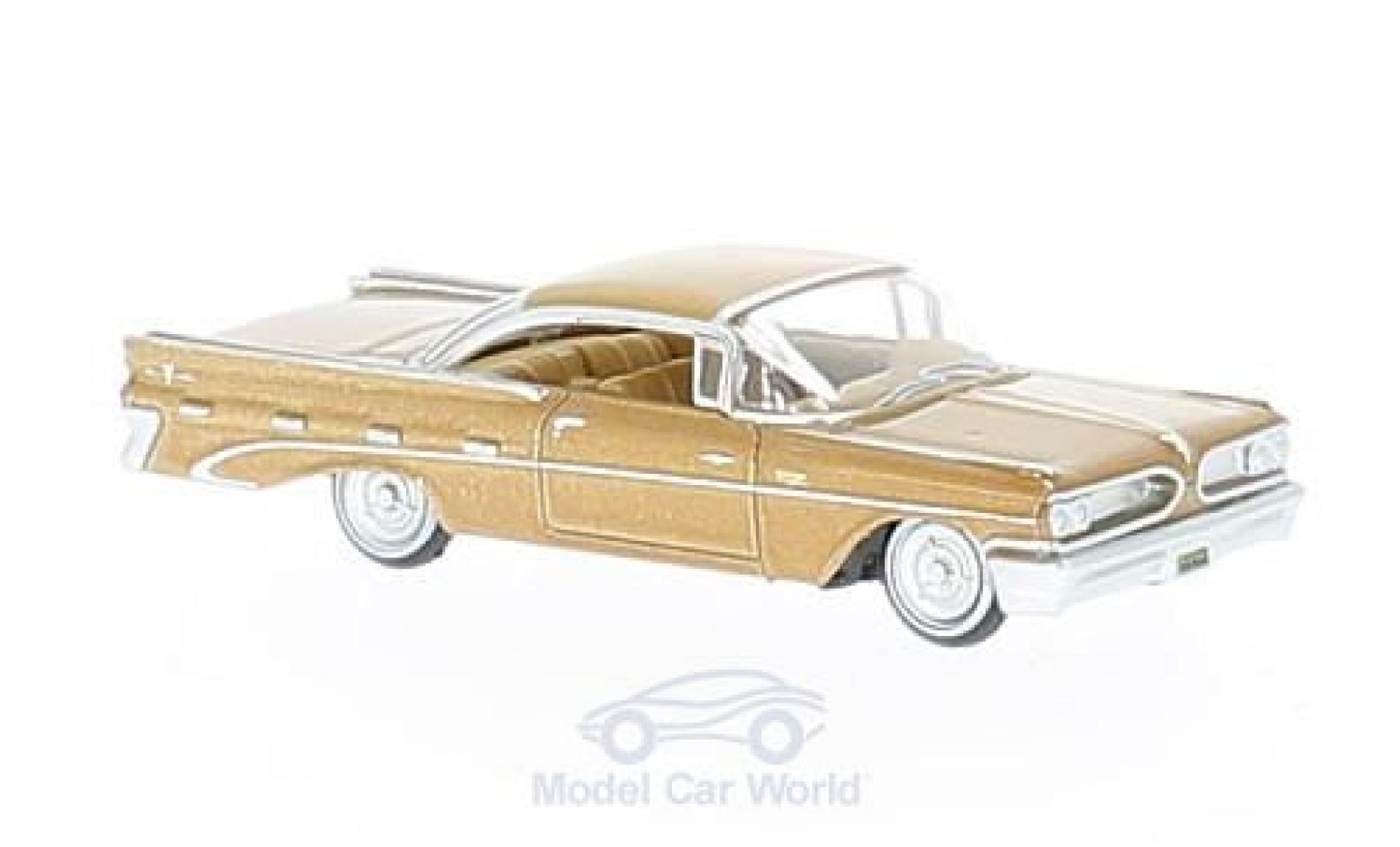Pontiac Bonneville 1/87 Oxford Coupe metallic bruin 1959 modelauto