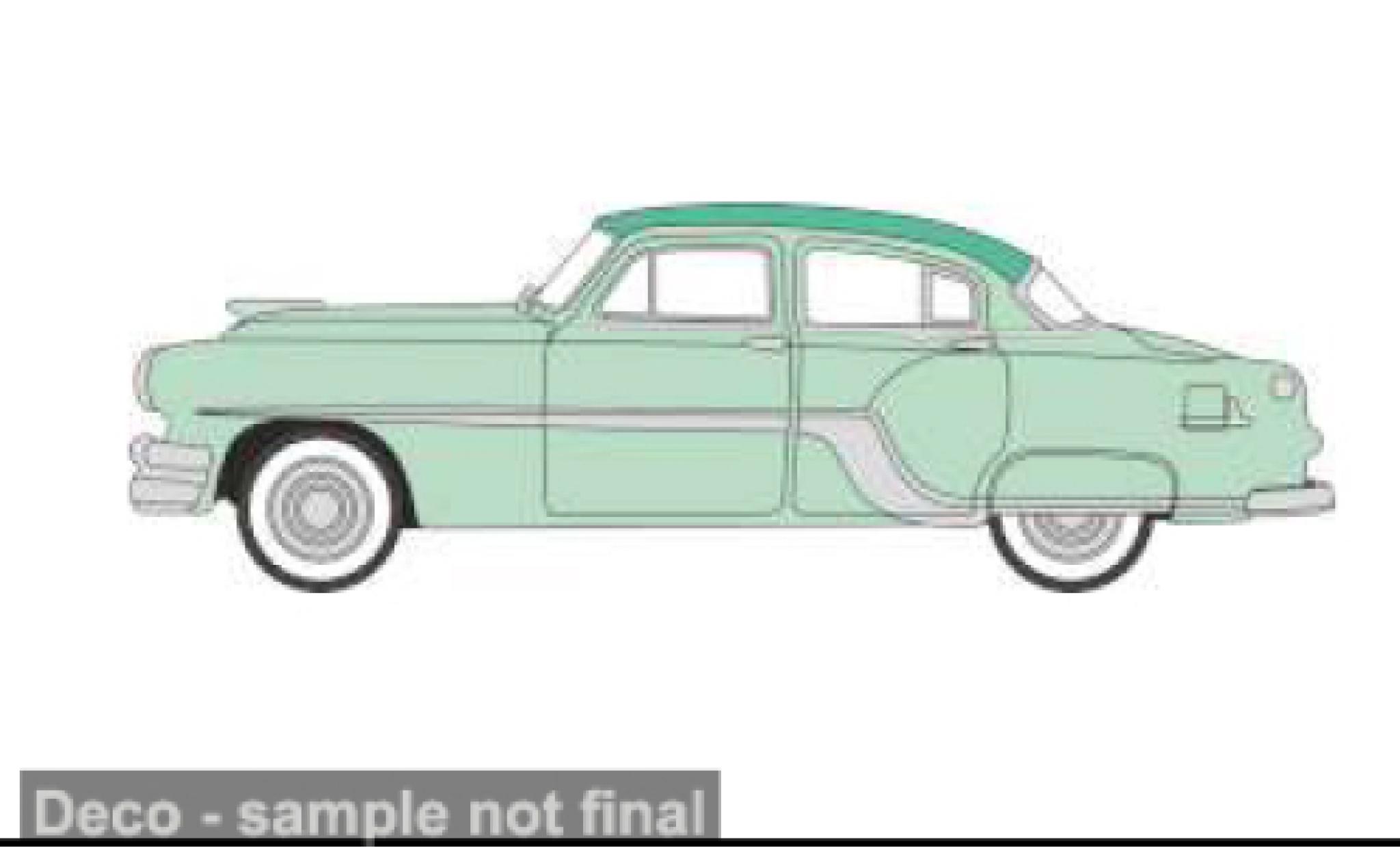 Pontiac Chieftain 1/87 Oxford 4-Door groen/groen 1954 1:87 modelauto
