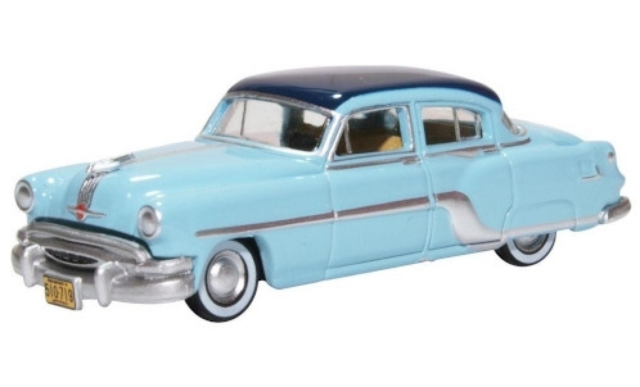 Pontiac Chieftain 1/87 Oxford blauw/blauw 1954 modelauto