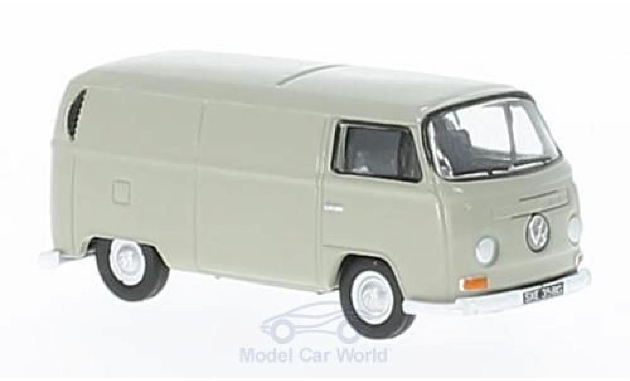 Volkswagen T2 A 1/76 Oxford grijs Bestelwagen modelauto