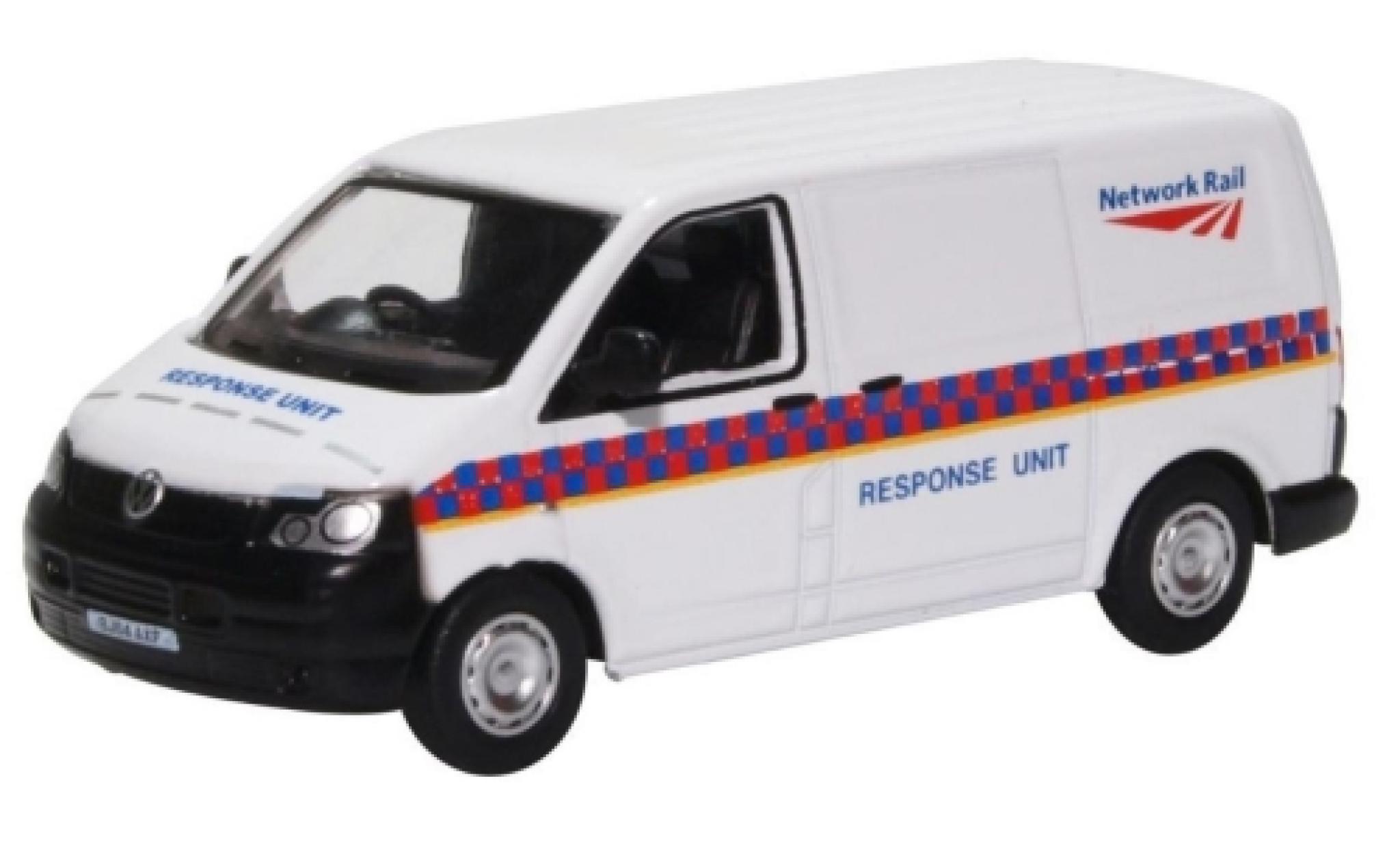 Volkswagen T5 1/76 Oxford Kasten RHD Network Rail modelauto