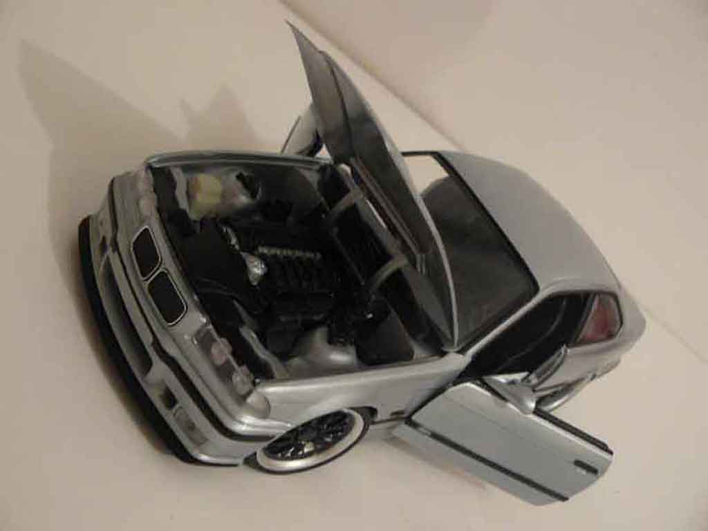 Bmw M3 coupe E36 grijs jantes bbs 1/18 Ut Models