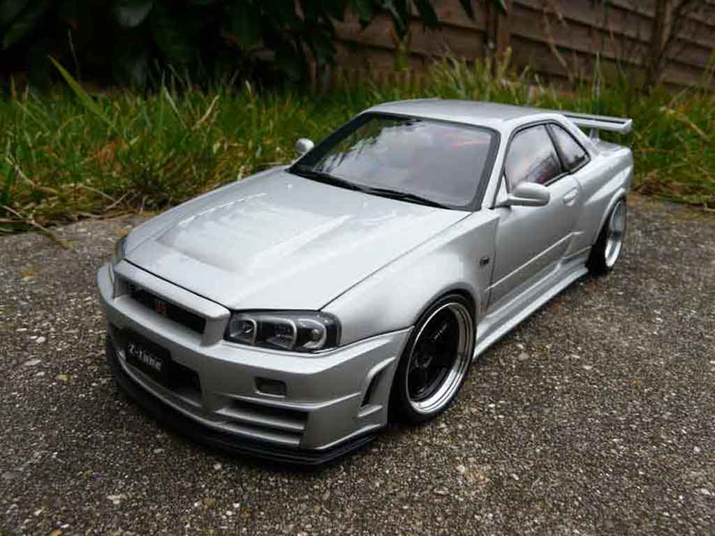Nissan Skyline R34 GTR 1/18 Autoart R34 GTR nismo z-tune tuning modelauto