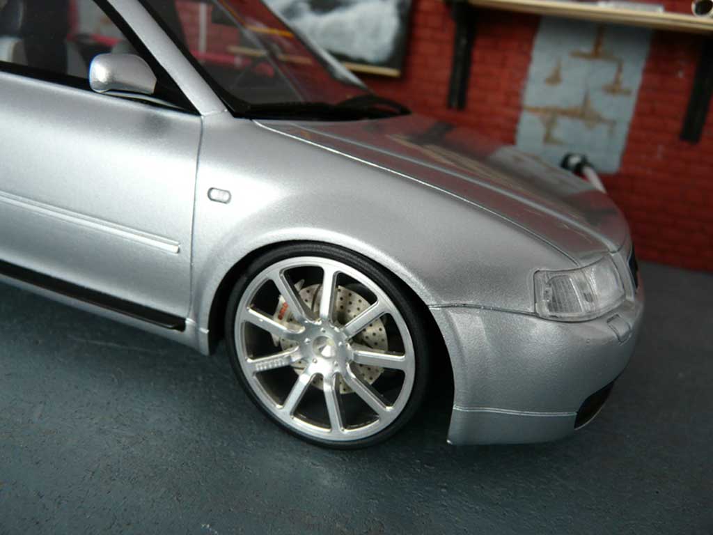 Audi S3 mtm grijs jantes 1/18 Ottomobile