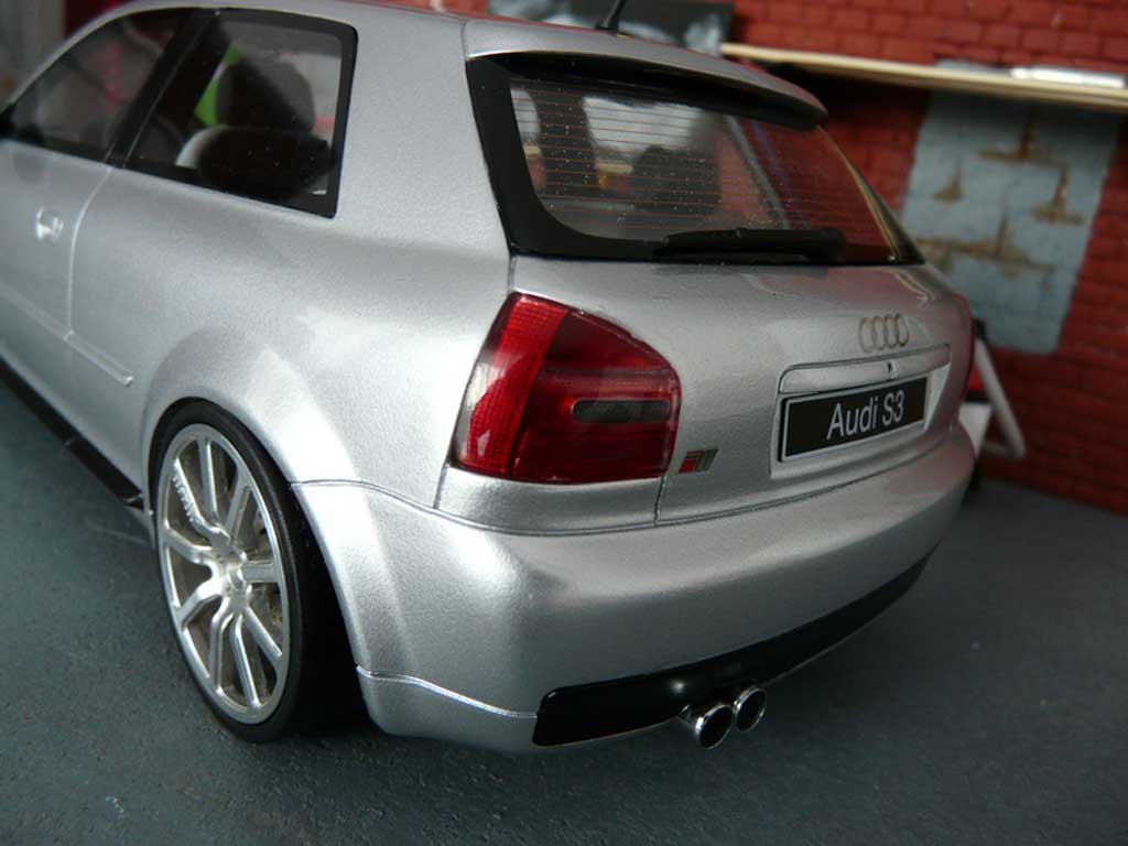 Audi S3 mtm grijs jantes 1/18 Ottomobile