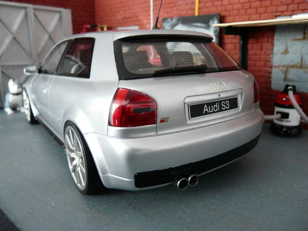 Audi S3 mtm grijs jantes 1/18 Ottomobile