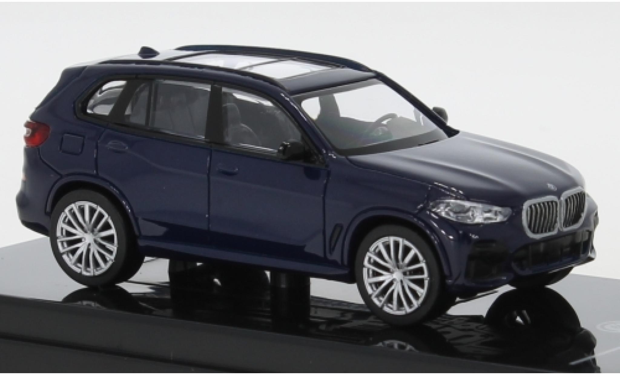 Bmw X5 1/64 Para64 (G05) metallic blauw modelauto