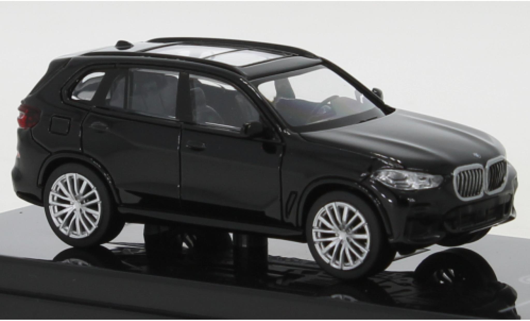 Bmw X5 1/64 Para64 (G05) zwart modelauto