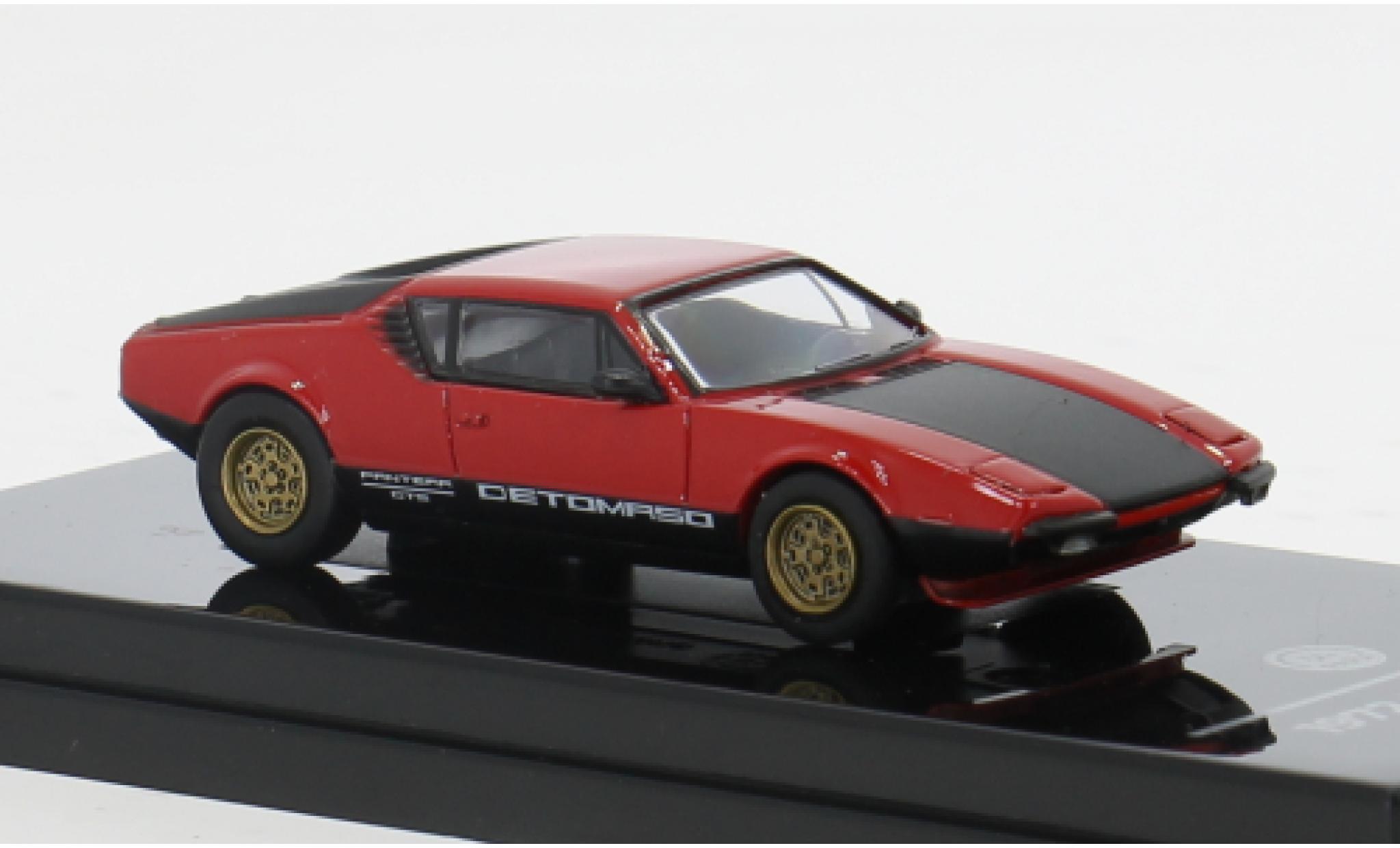 De Tomaso Pantera 1/64 Para64 rood/zwart 1972 1:64 modelauto