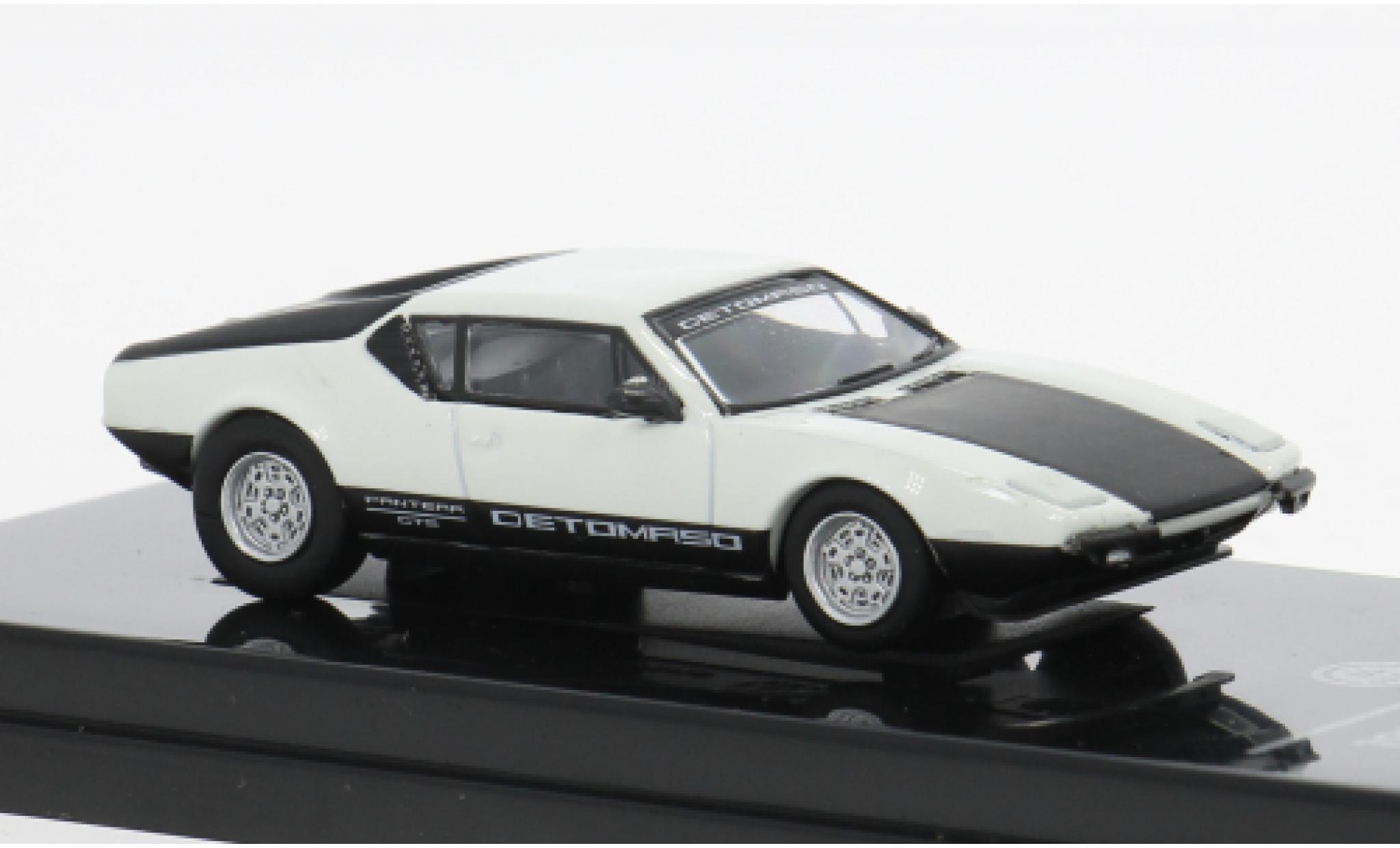 De Tomaso Pantera 1/64 Para64 wit/zwart 1972 1:64 modelauto