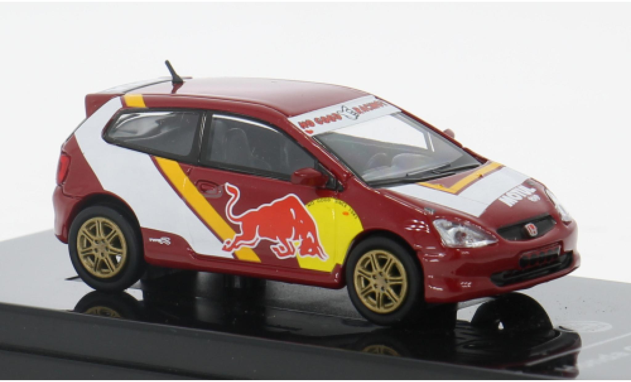 Honda Civic 1/64 Para64 Type R (EP3) rood/Dekor 2001 1:64 modelauto