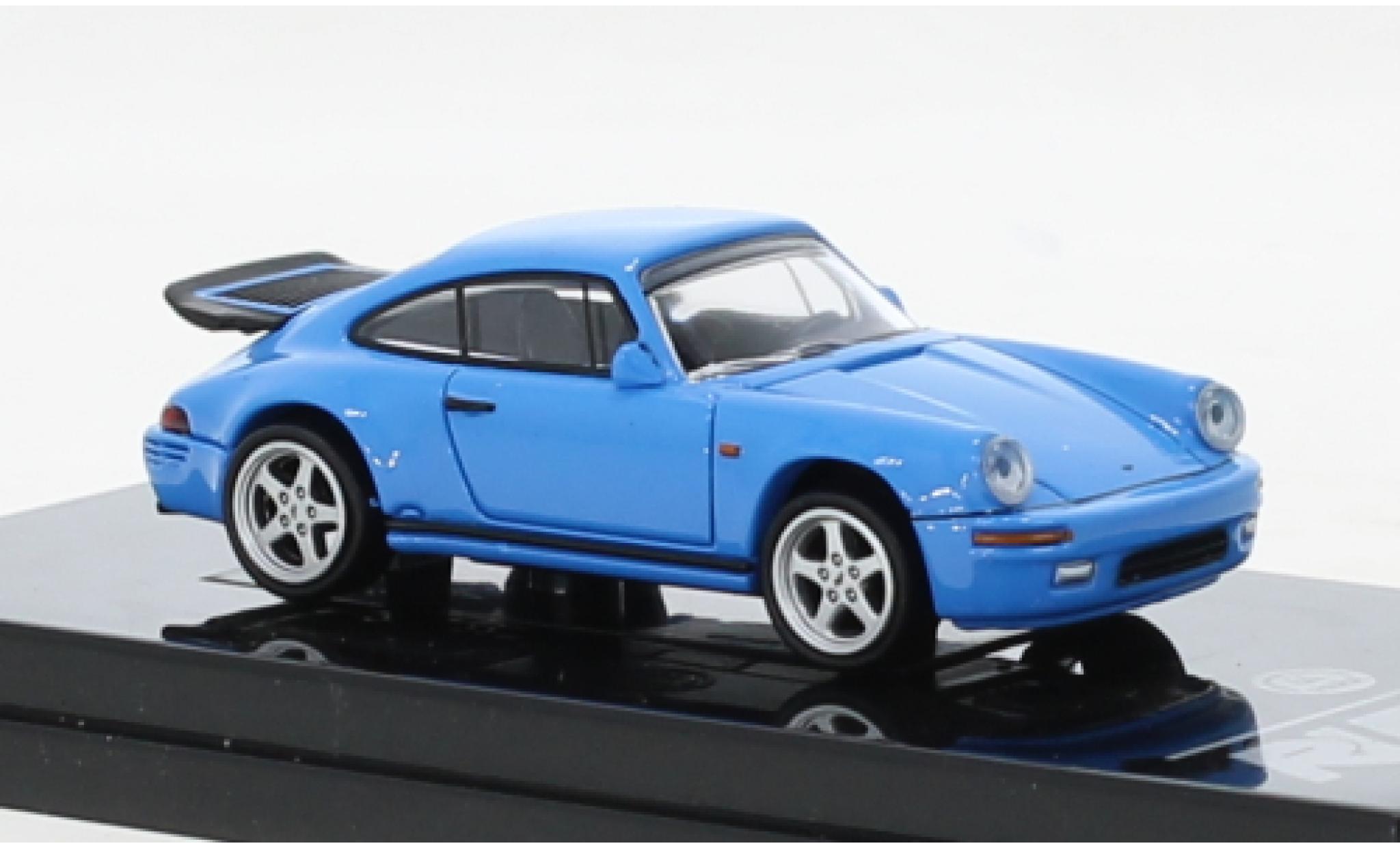 Ruf CTR 1/64 Para64 Porsche RUF blauw 1987 modelauto