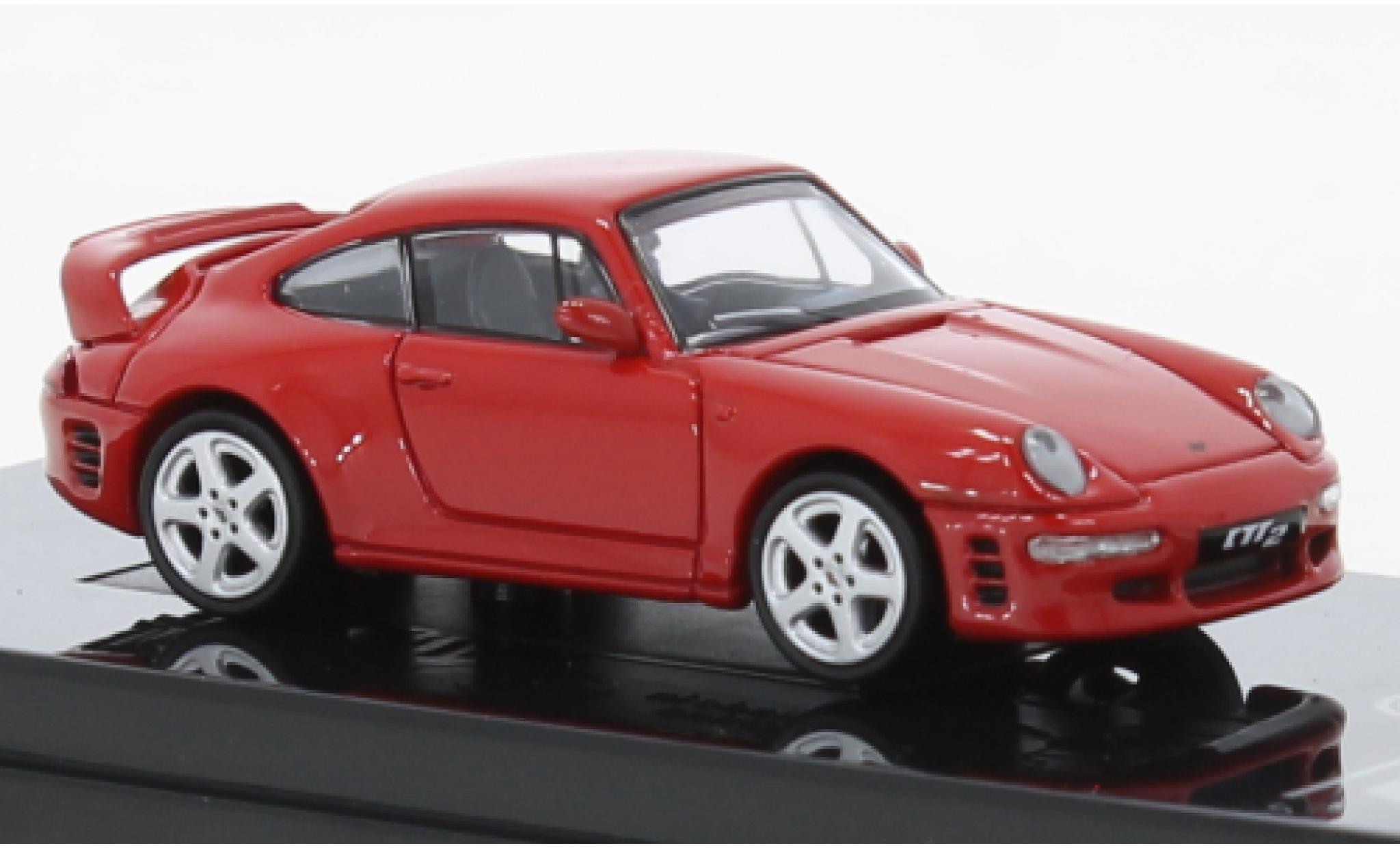 Ruf CTR 1/64 Para64 Porsche RUF 2 rood 1995 modelauto