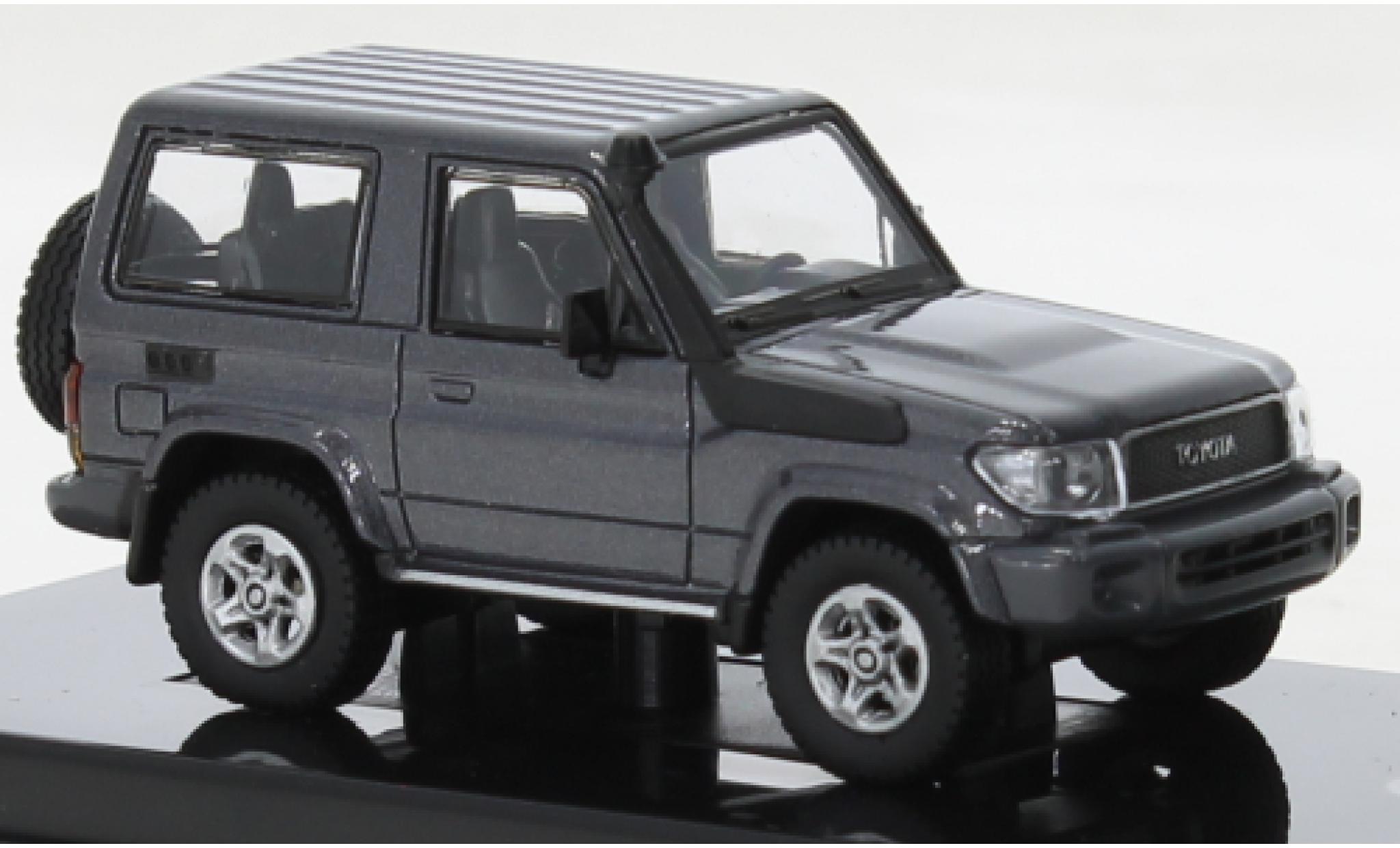 Toyota Land Cruiser 1/64 Para64 71 SWB metallic grijs 2014 modelauto