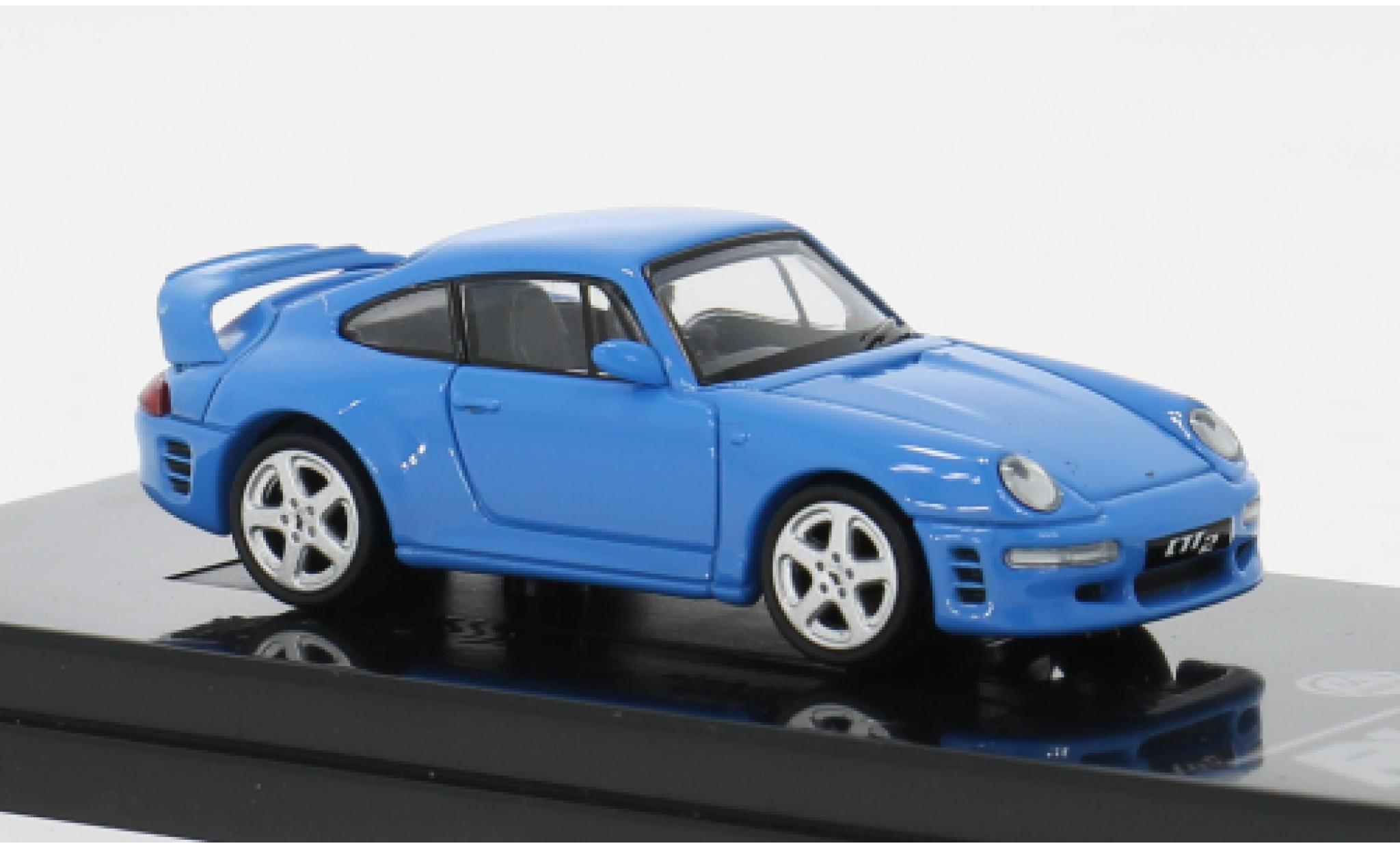 Ruf CTR 1/64 Para64 Porsche 2 Mexico blauw 1995 1:64 modelauto