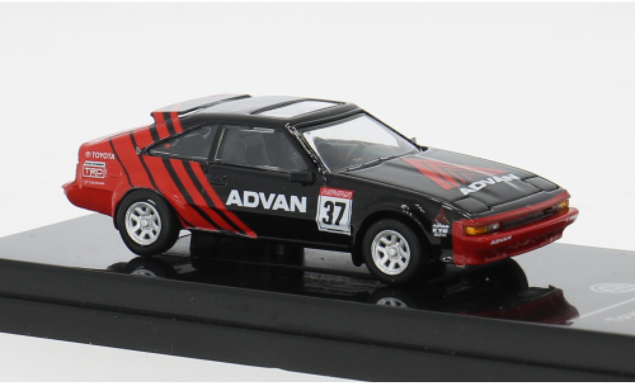 Toyota Celica 1/64 Para64 Supra zwart/rood 1984 1:64 modelauto