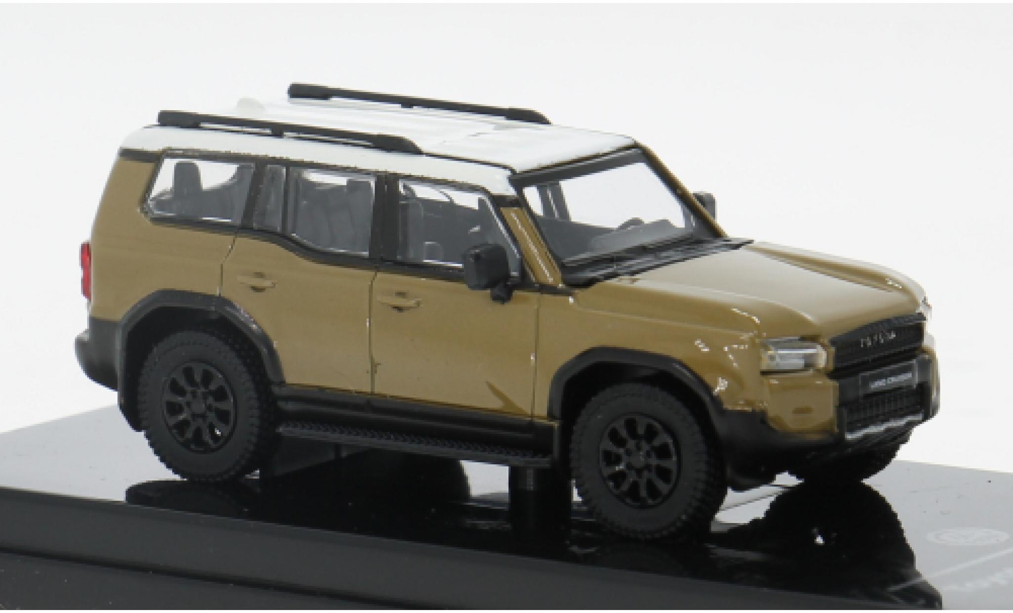 Toyota Land Cruiser 1/64 Para64 250 bruin/wit 2024 1:64 modelauto