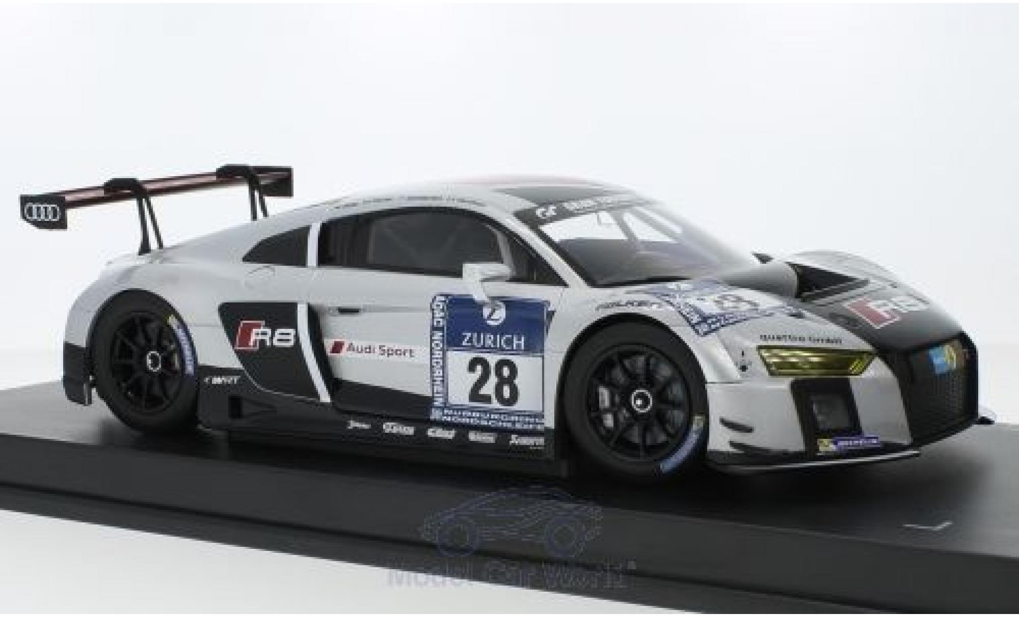 Audi R8 1/18 Paragon LMS No.28 Belgian Club Team WRT 24h N&uuml;rburgring 2015 C.Mies/E.Sandstr&ouml;m/N.M&uuml;ller/L.Vanthoor modelauto